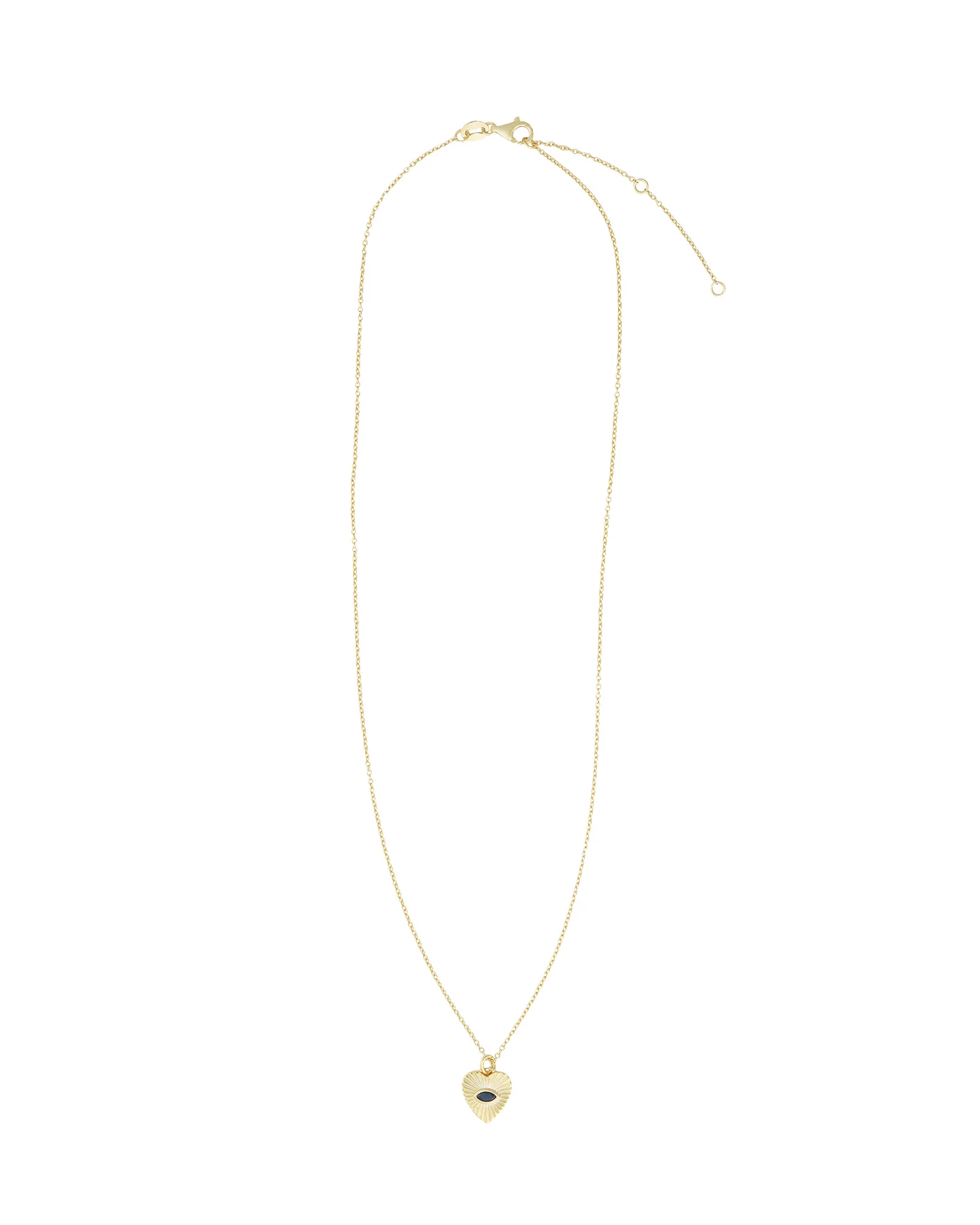 Radiant Heart Evil Eye Necklace - Image 3
