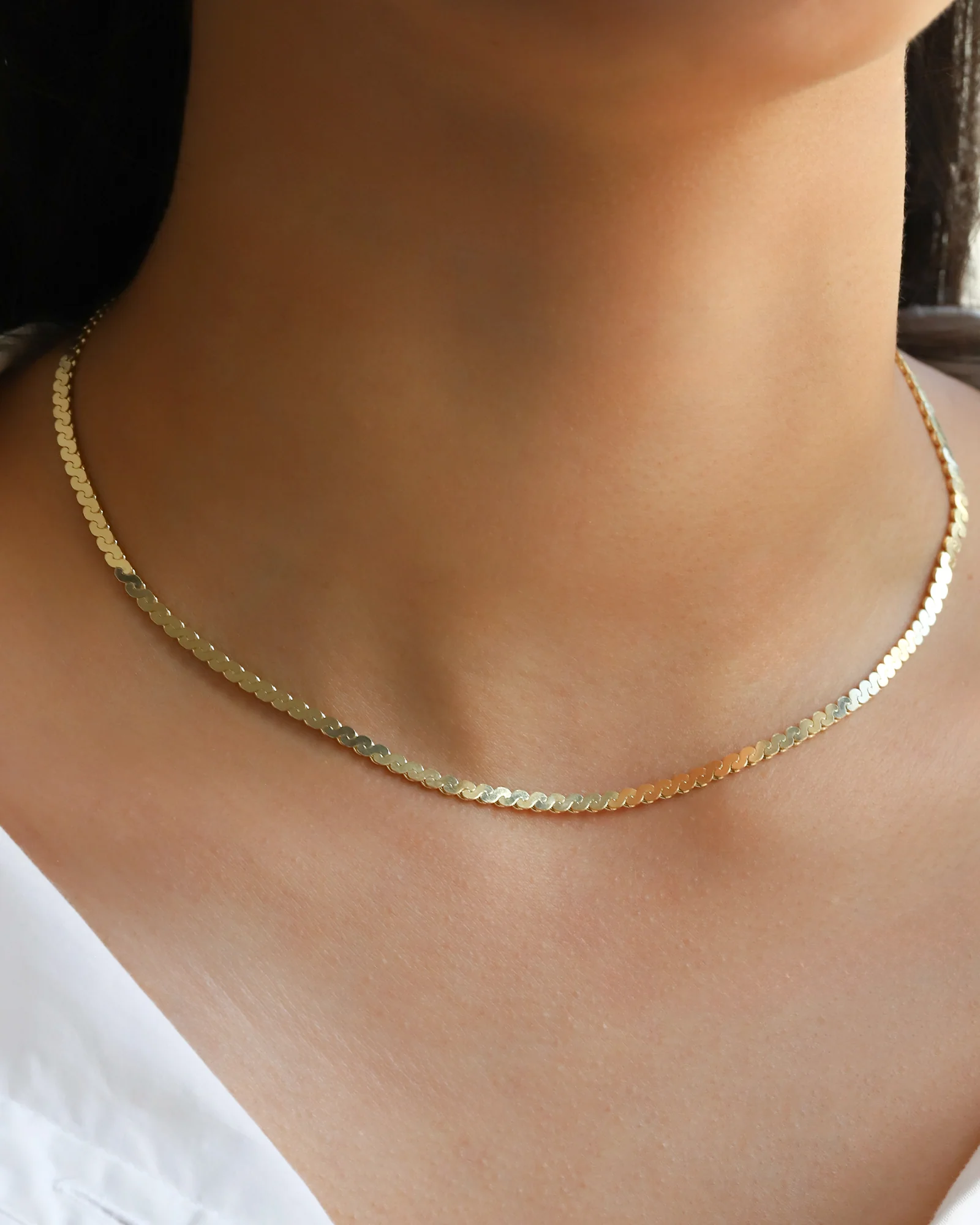 Serpentine Chain Necklace - Image 2