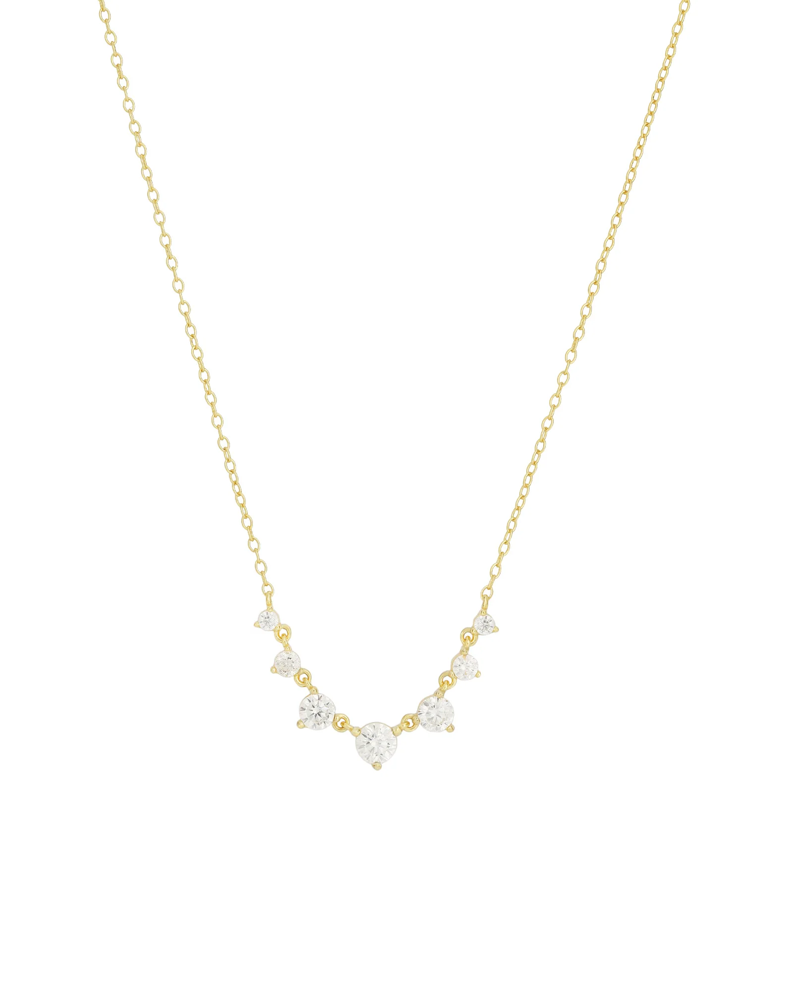 Seven CZ Necklace