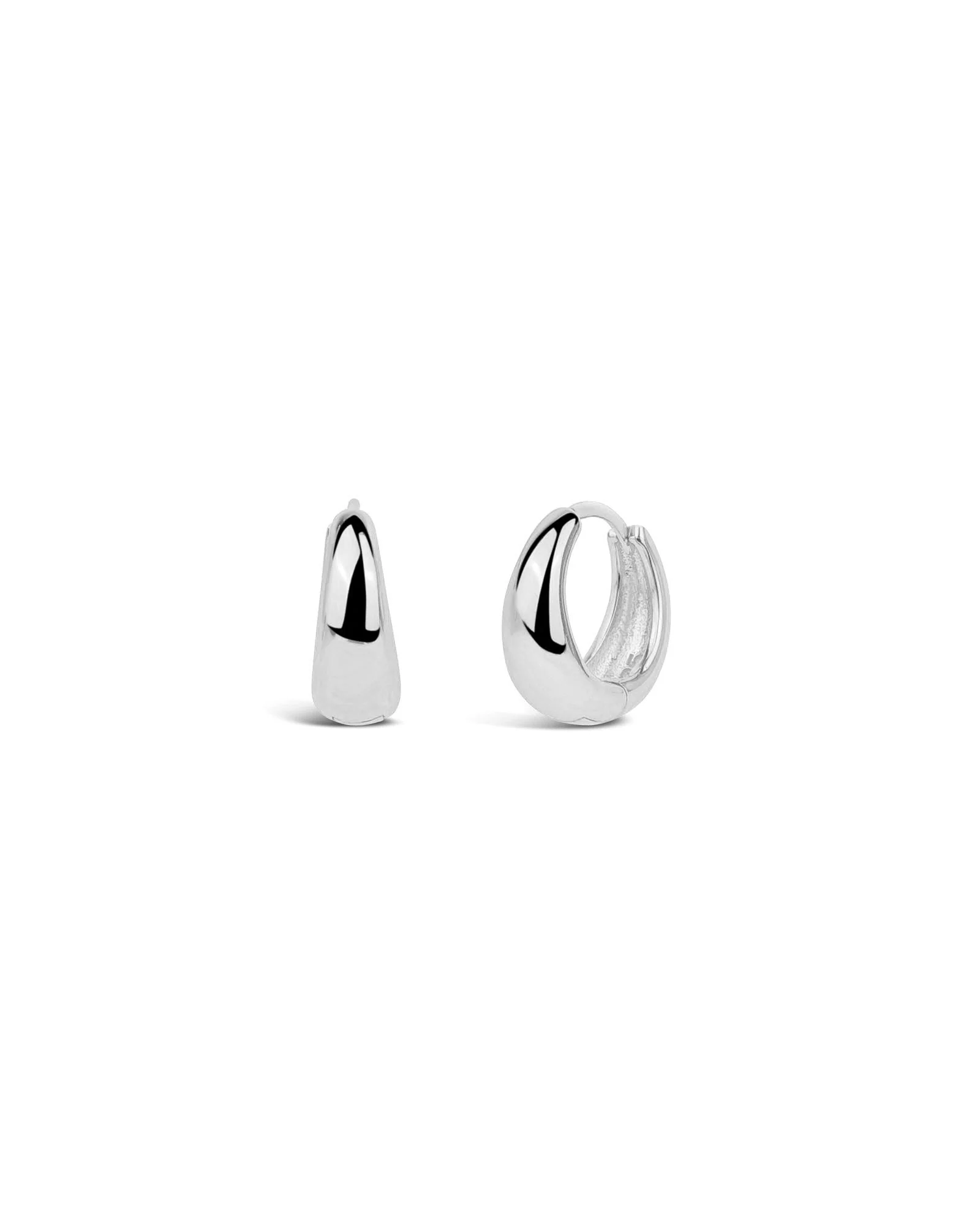 Slim Tapered Hoops | 10mm