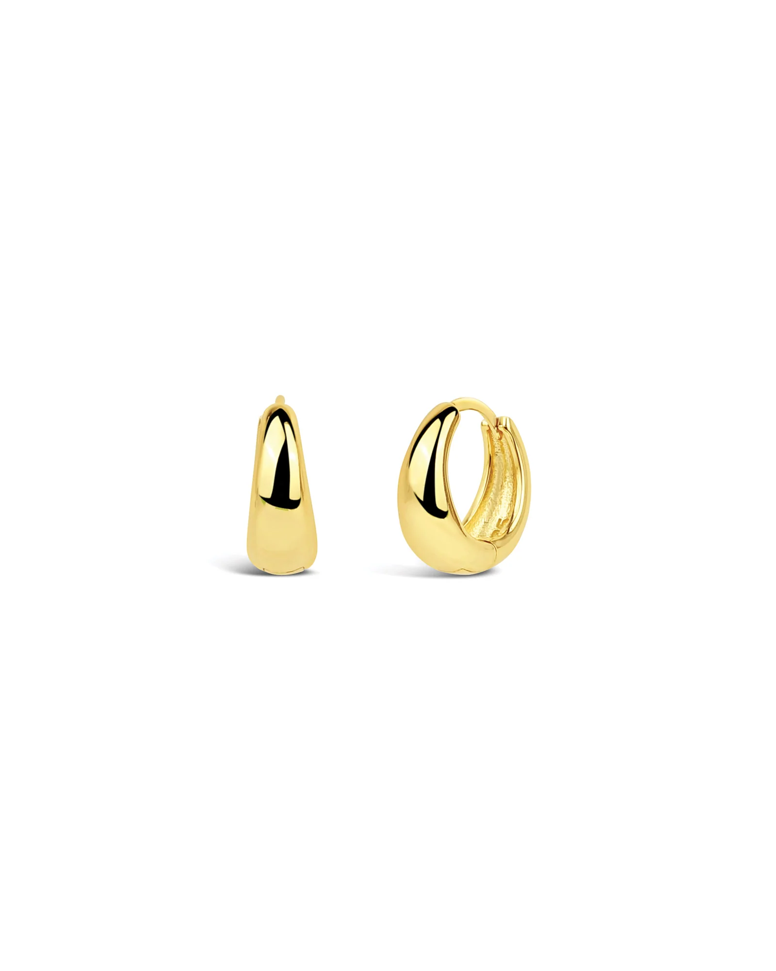 Slim Tapered Hoops | 10mm