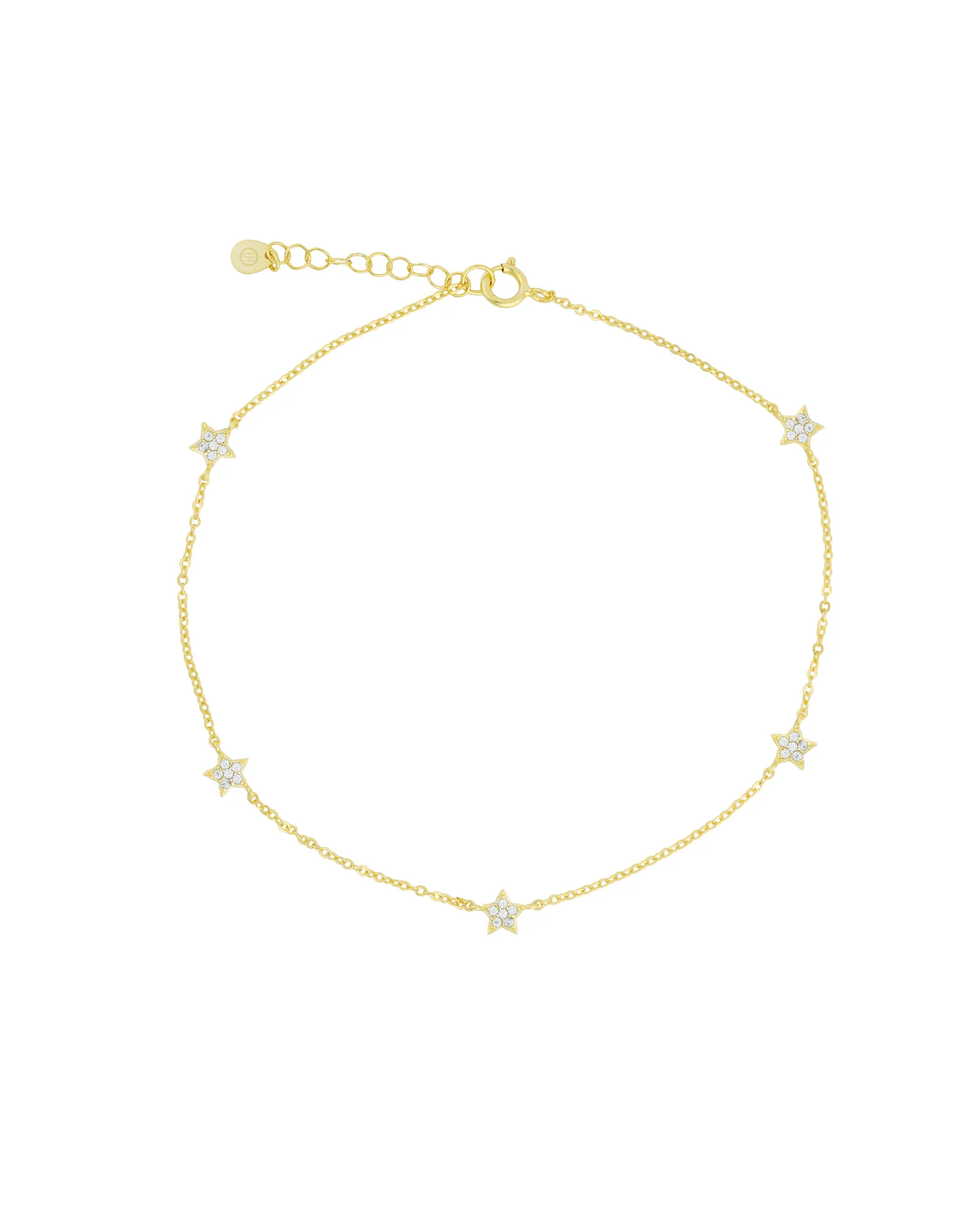 Star Pavé Anklet