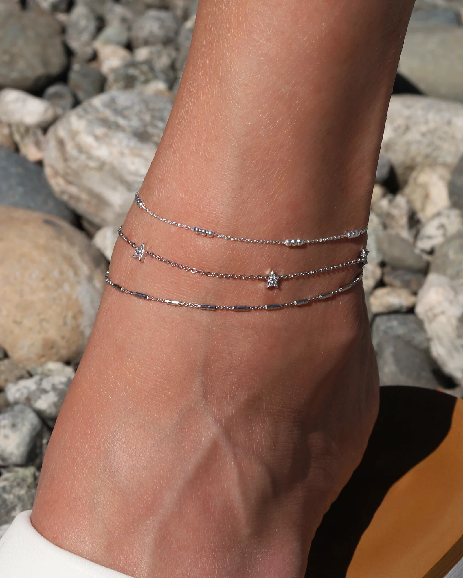 Star Pavé Anklet - Image 2