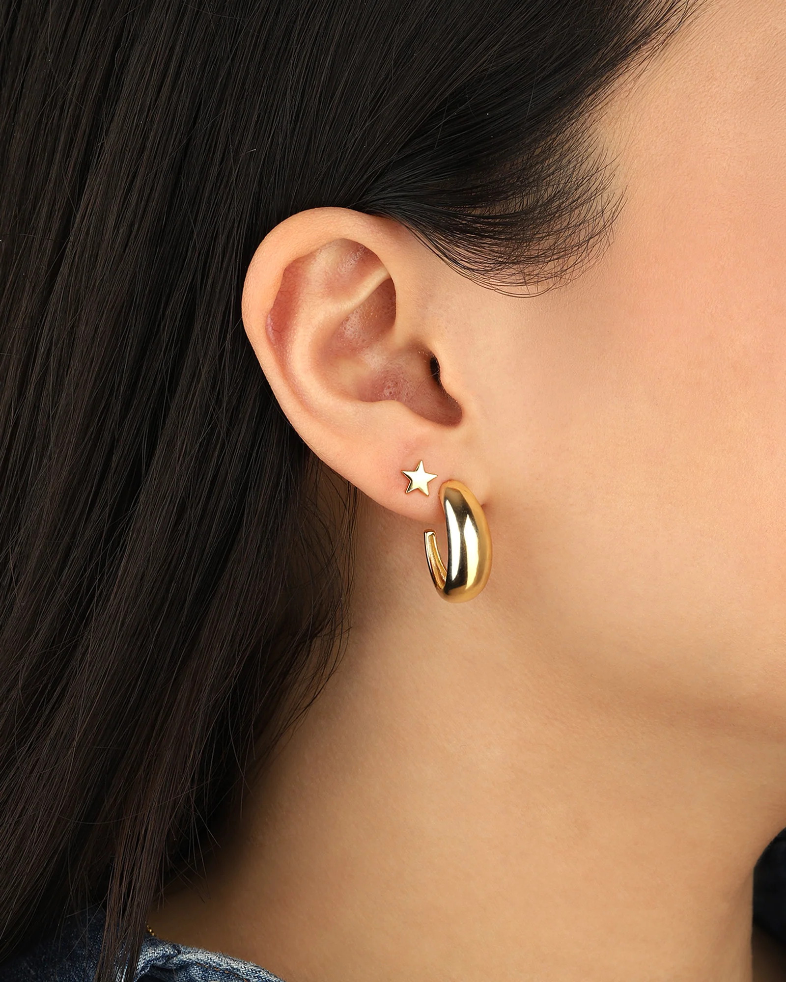 Tapered Dome Hoops - Image 3