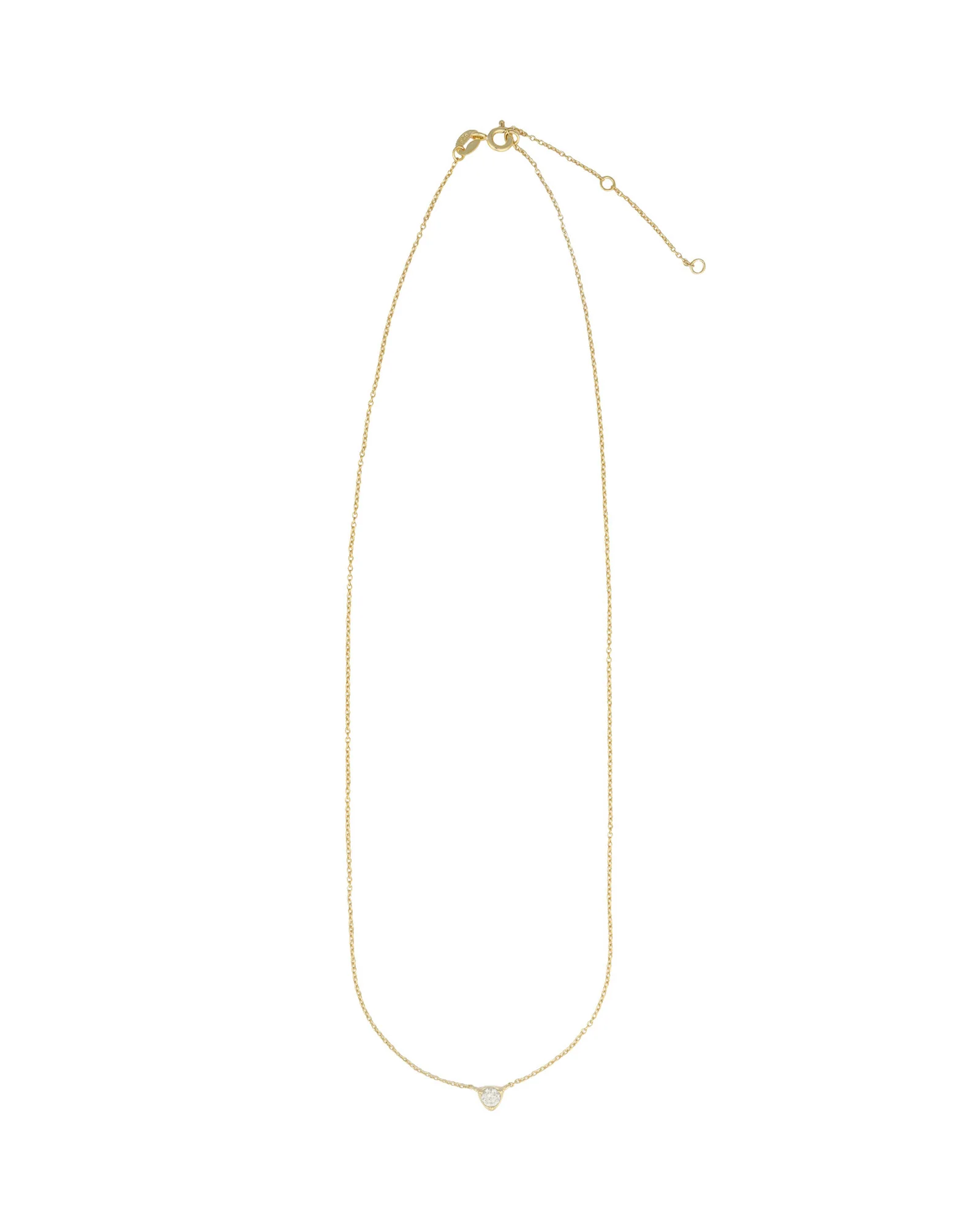 Triangle Solitaire Necklace - Image 3