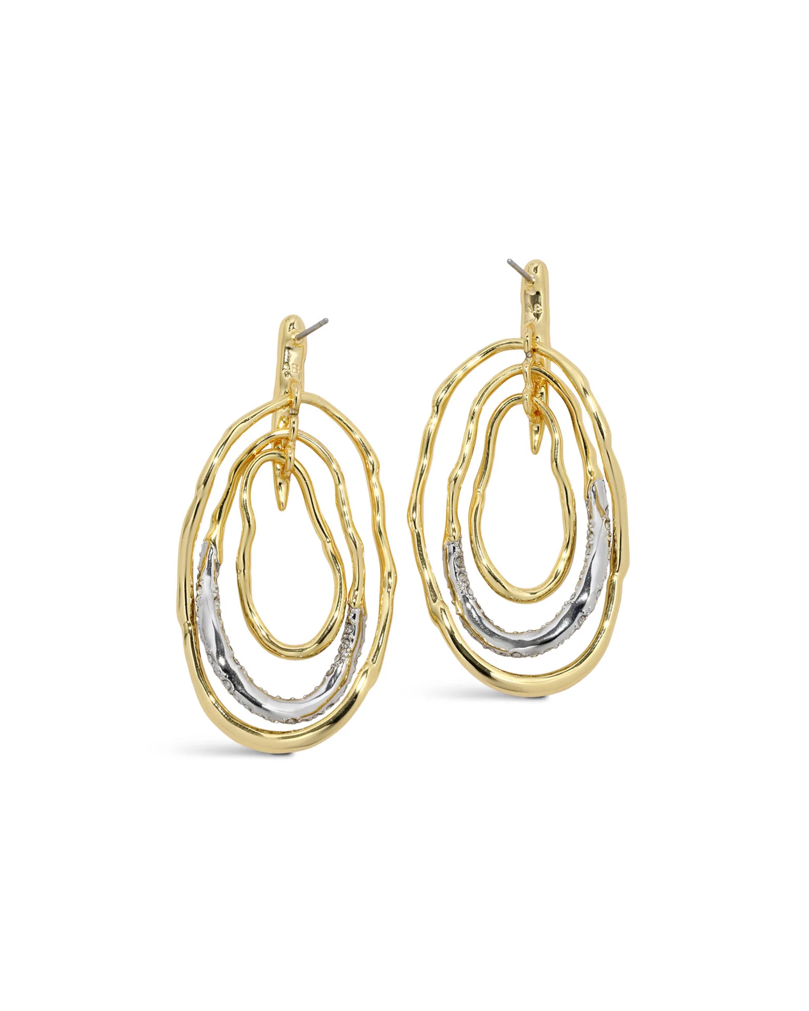 Solanales Crystal Pavé Mobile Post Earring - Image 3