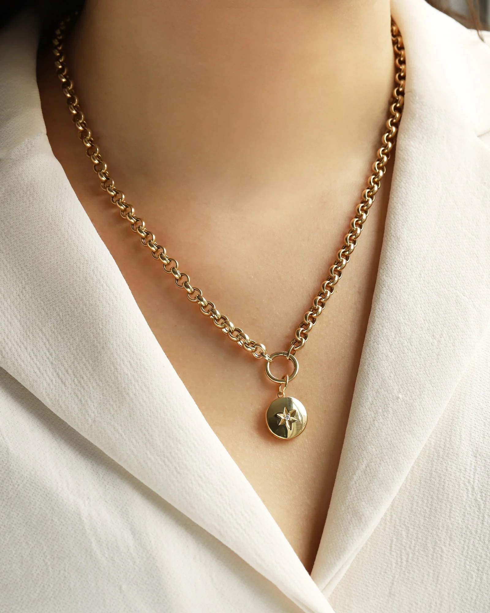 Diamond Star Locket Charm - Image 2