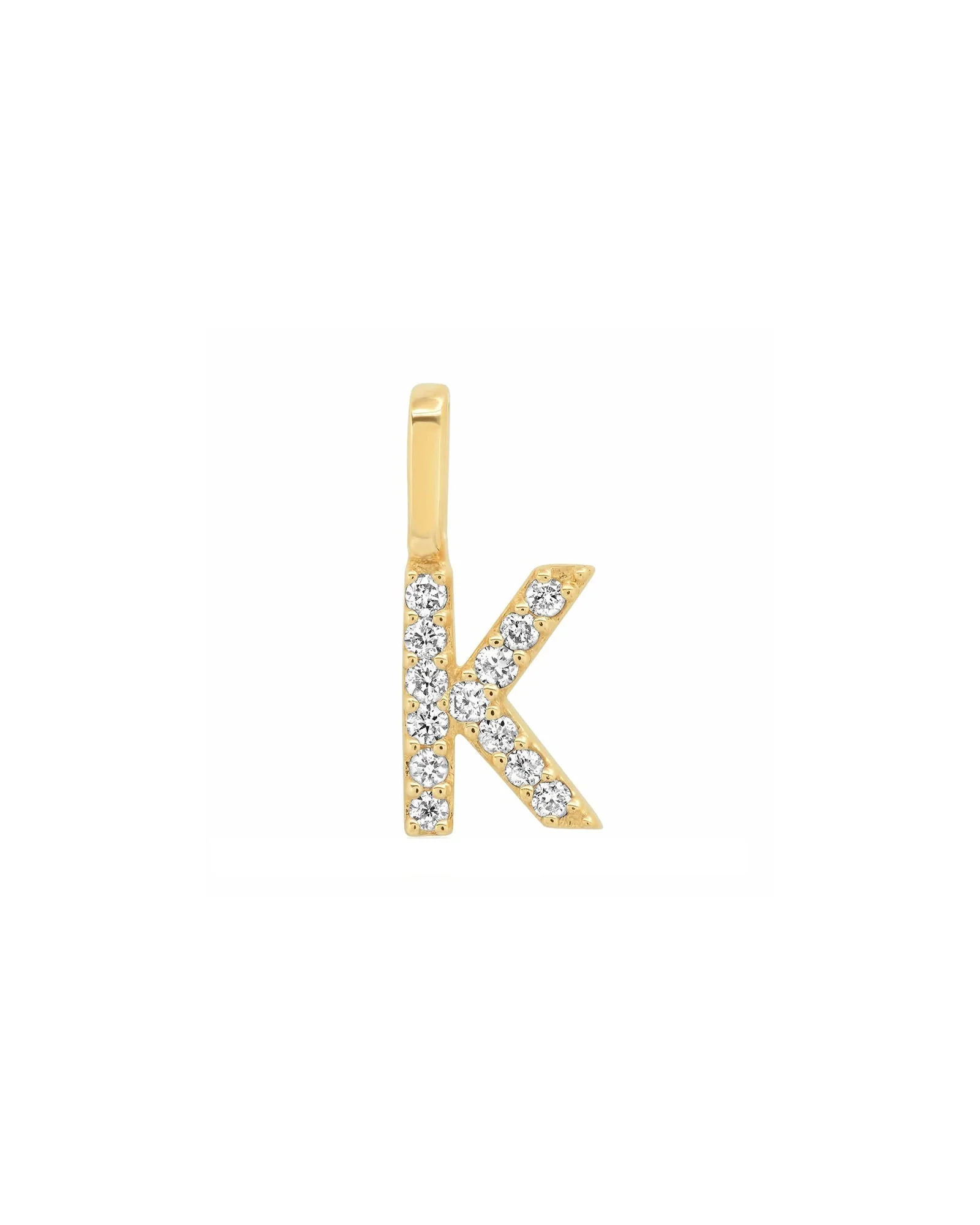 Pavé Diamond Monogram Pendant - Image 11