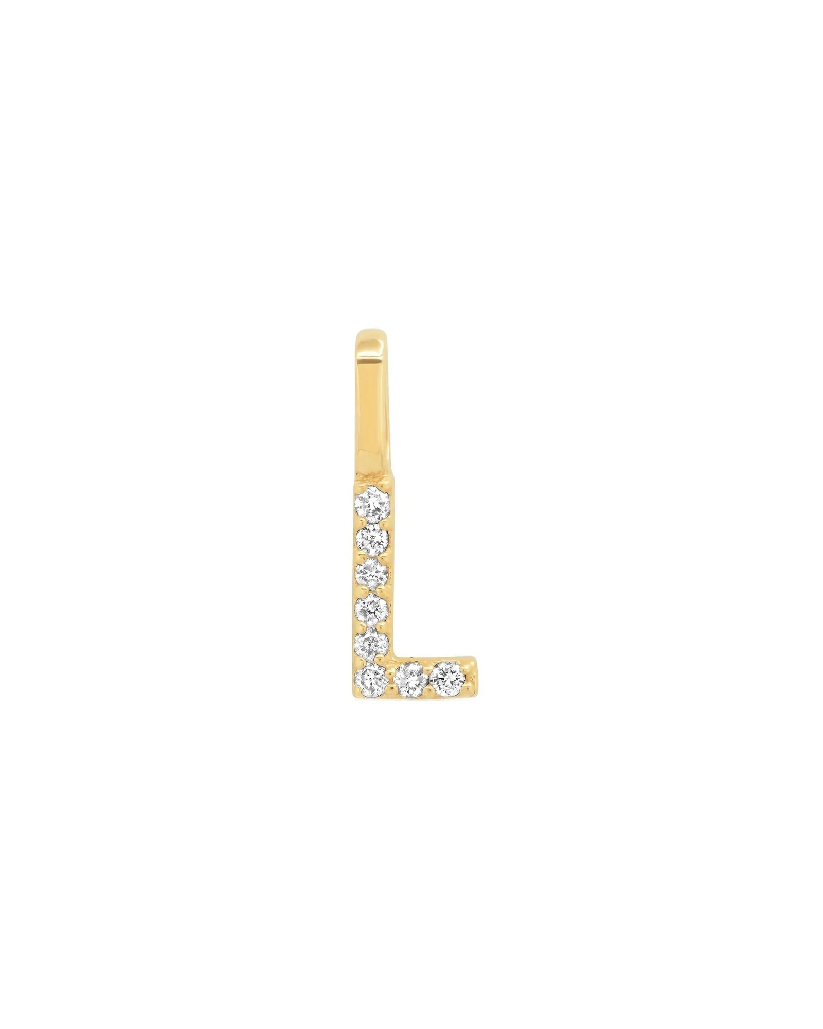 Pavé Diamond Monogram Pendant - Image 12