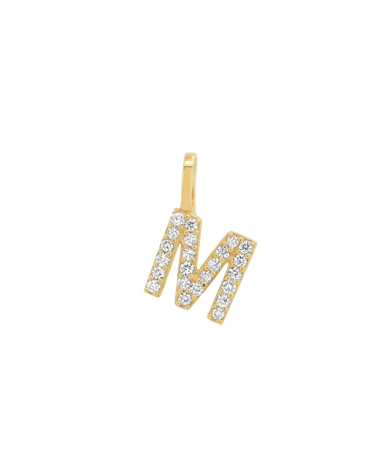 Pavé Diamond Monogram Pendant - Image 13