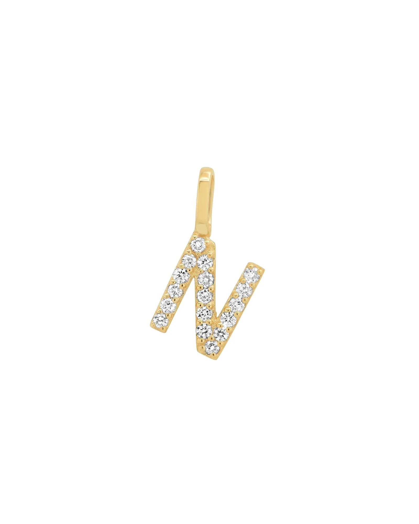 Pavé Diamond Monogram Pendant - Image 14