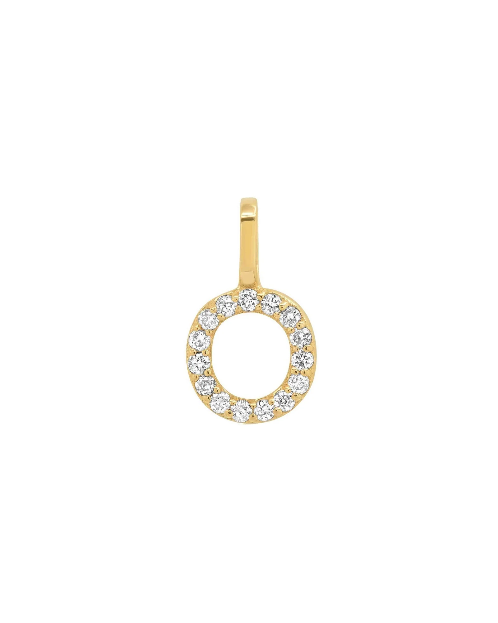 Pavé Diamond Monogram Pendant - Image 15