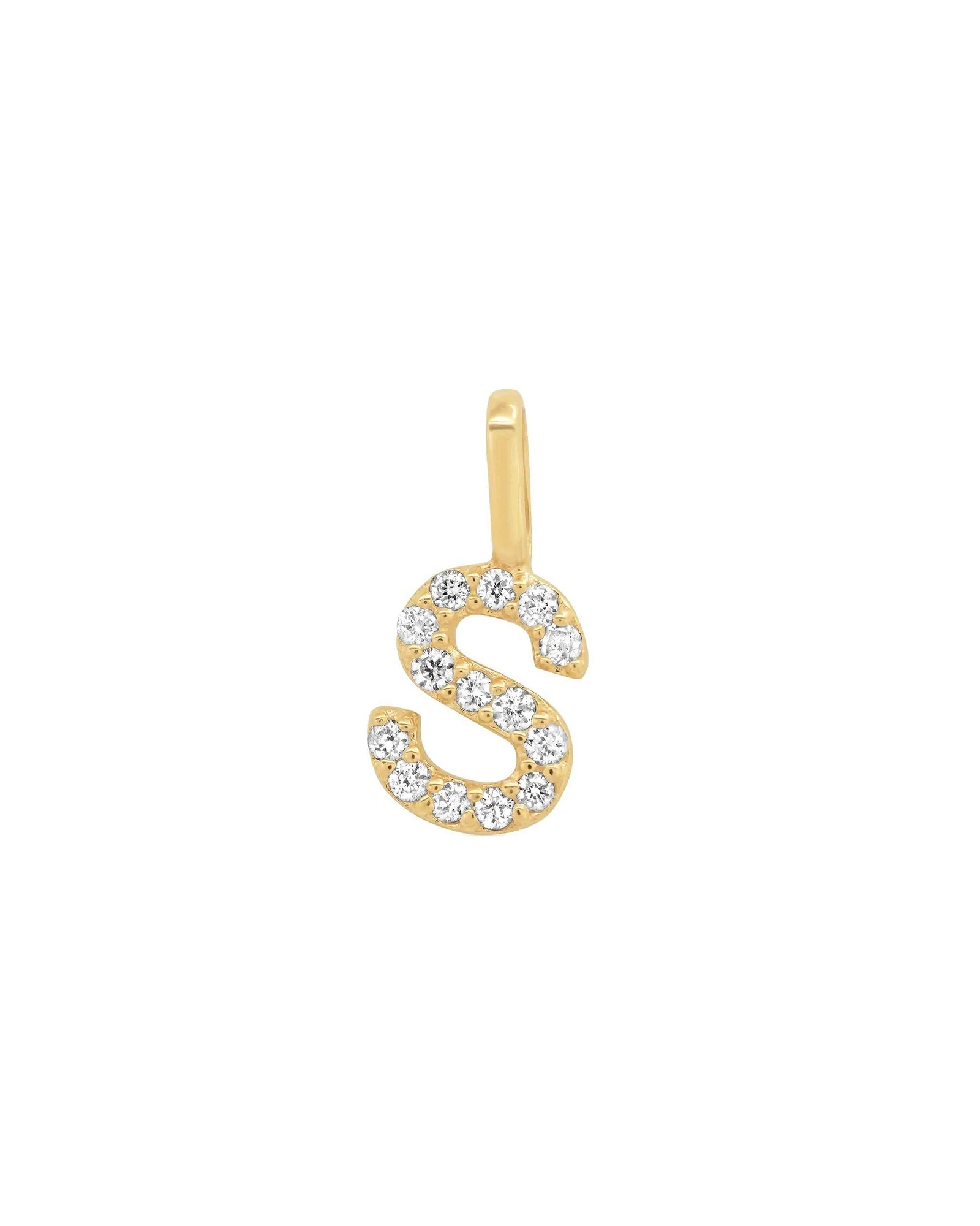 Pavé Diamond Monogram Pendant - Image 17