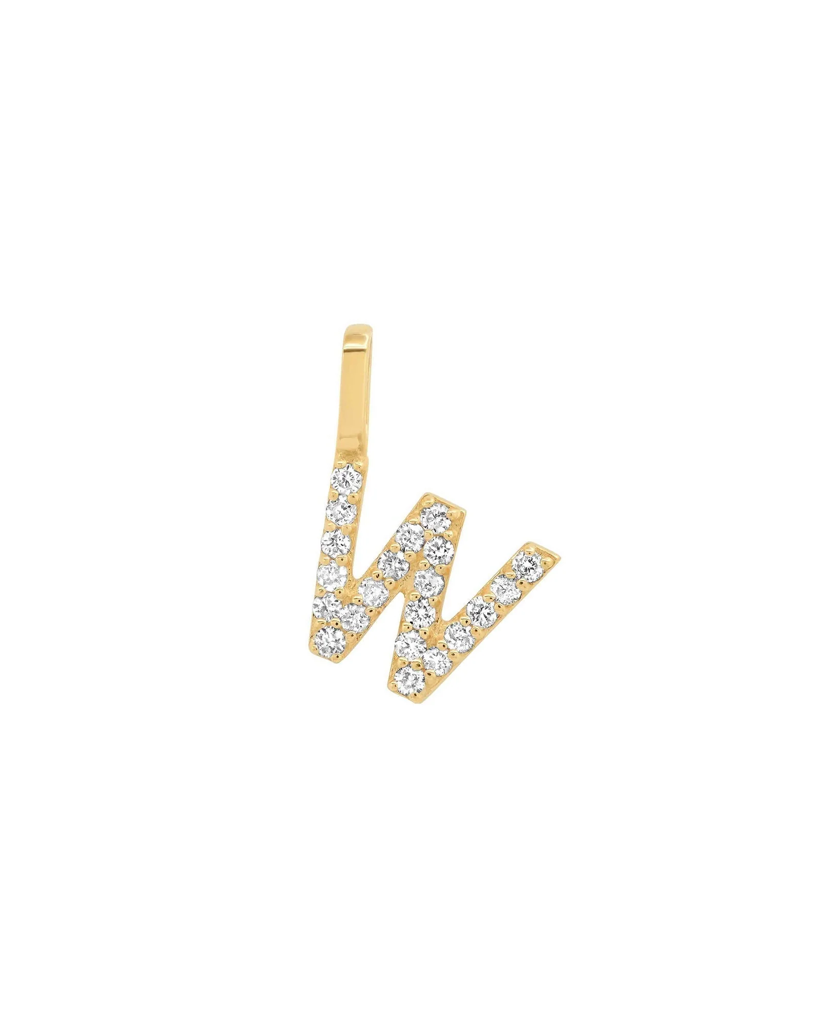 Pavé Diamond Monogram Pendant - Image 20