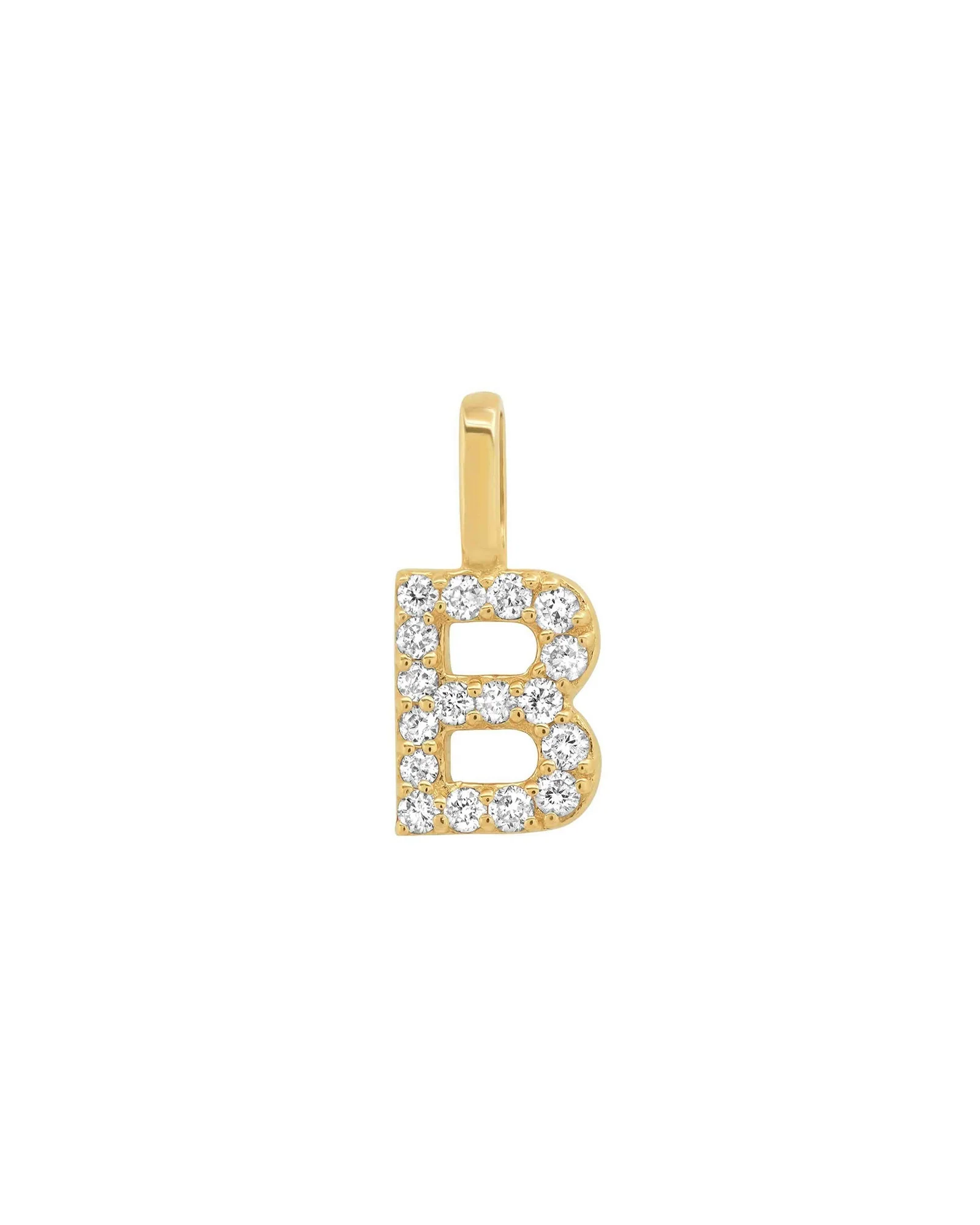 Pavé Diamond Monogram Pendant - Image 3