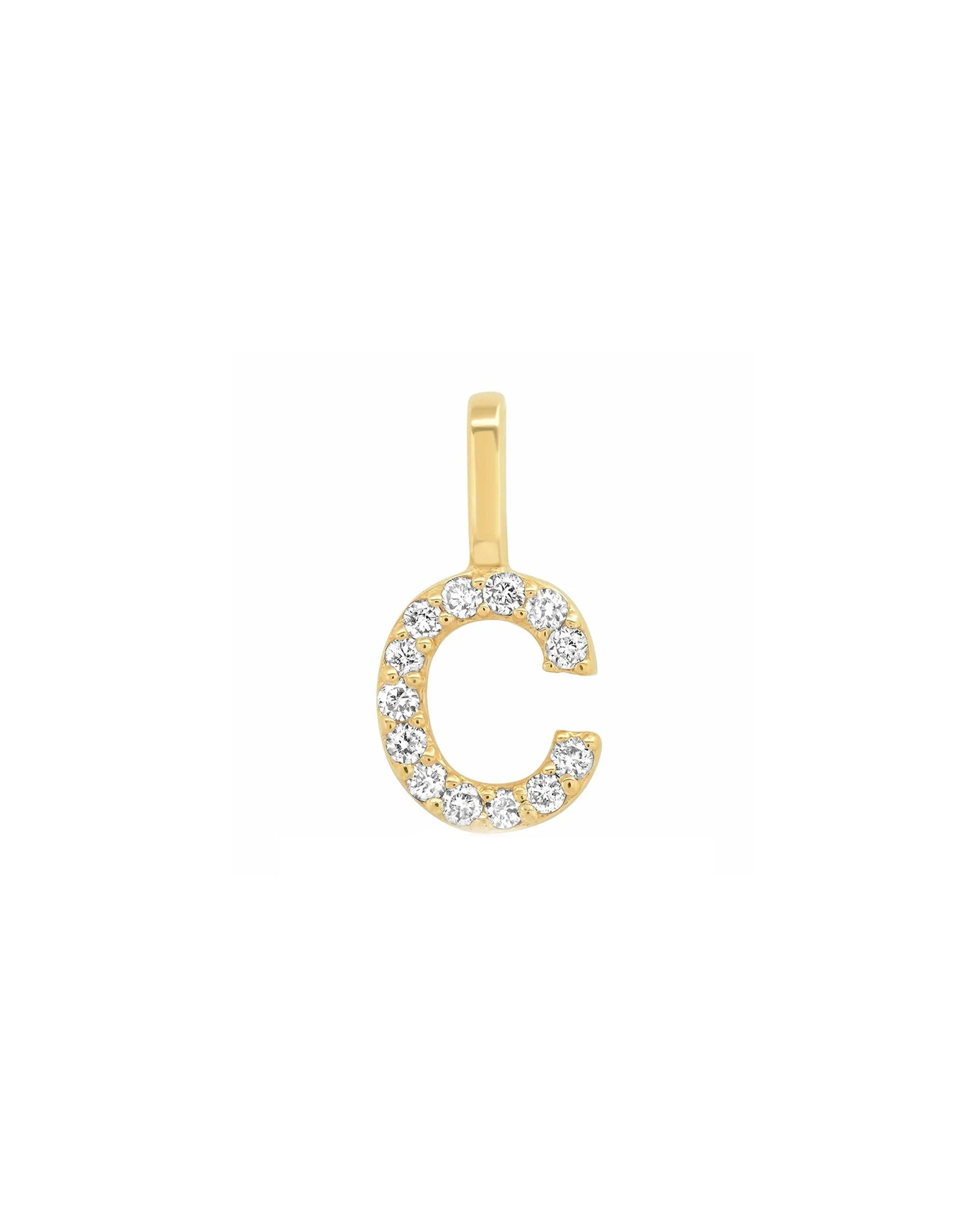 Pavé Diamond Monogram Pendant - Image 4