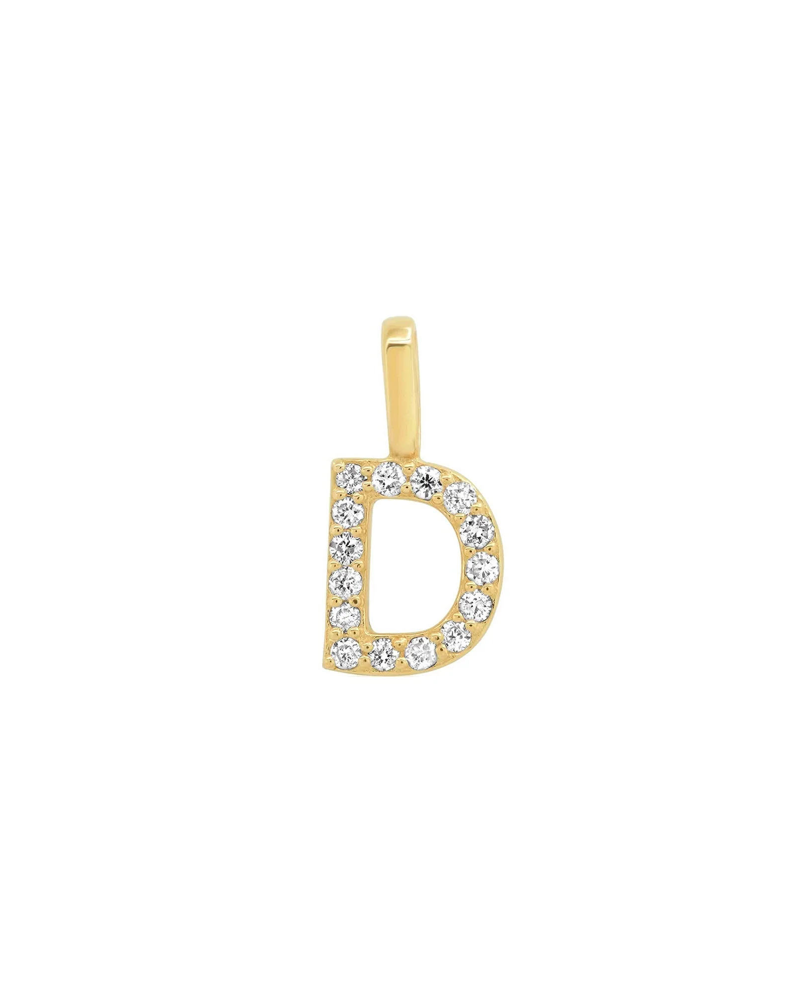 Pavé Diamond Monogram Pendant - Image 5