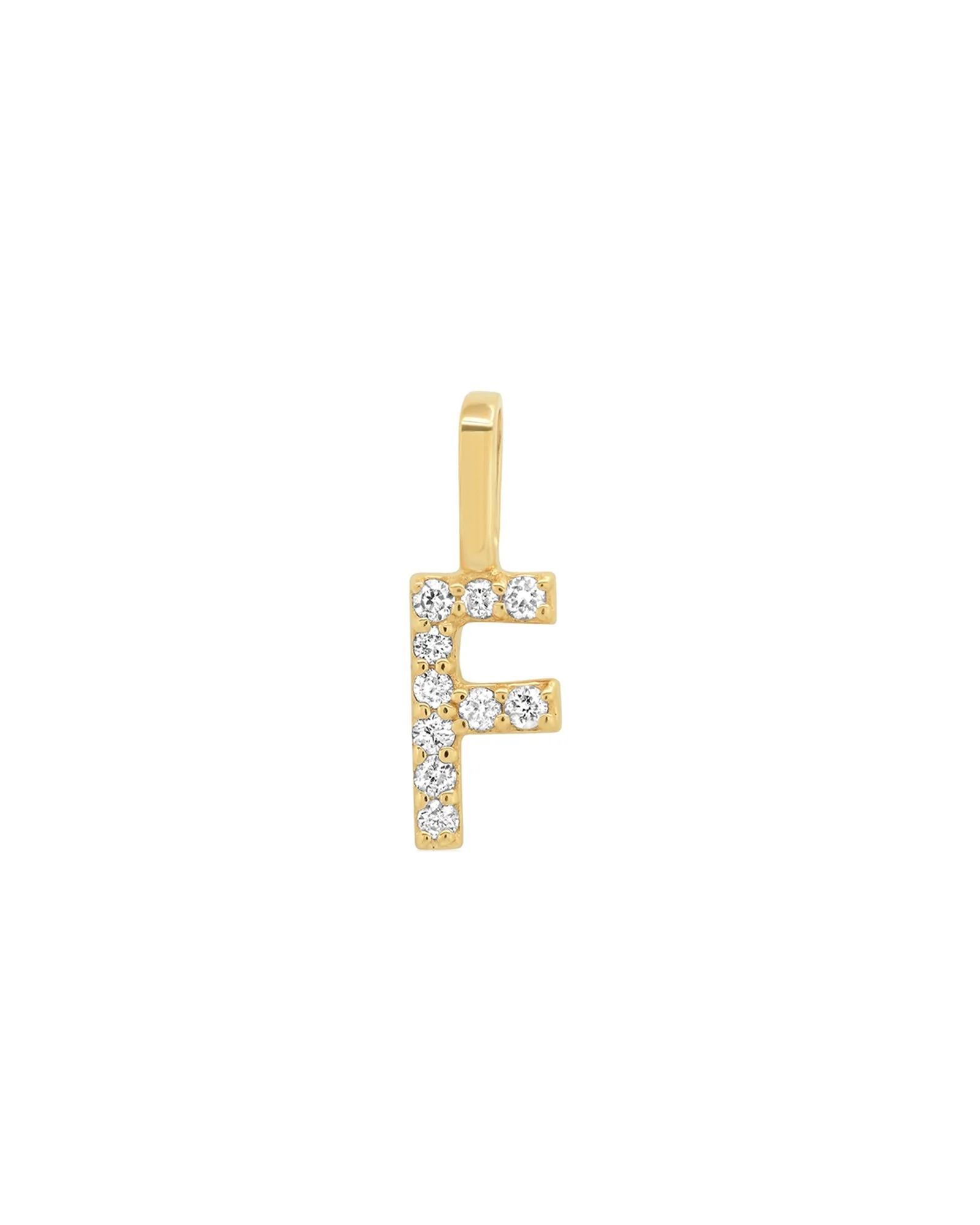 Pavé Diamond Monogram Pendant - Image 7