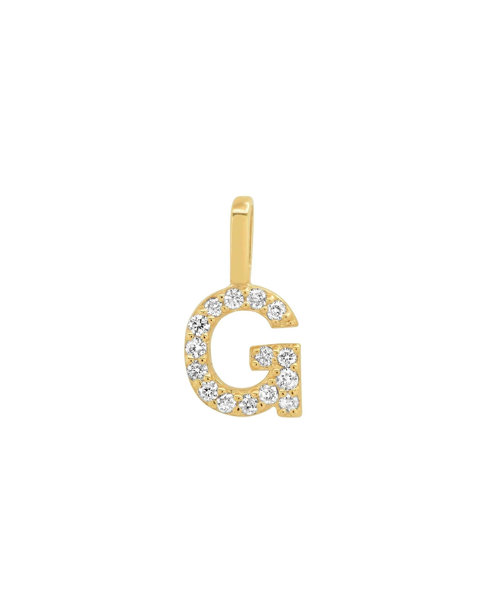 Pavé Diamond Monogram Pendant - Image 8