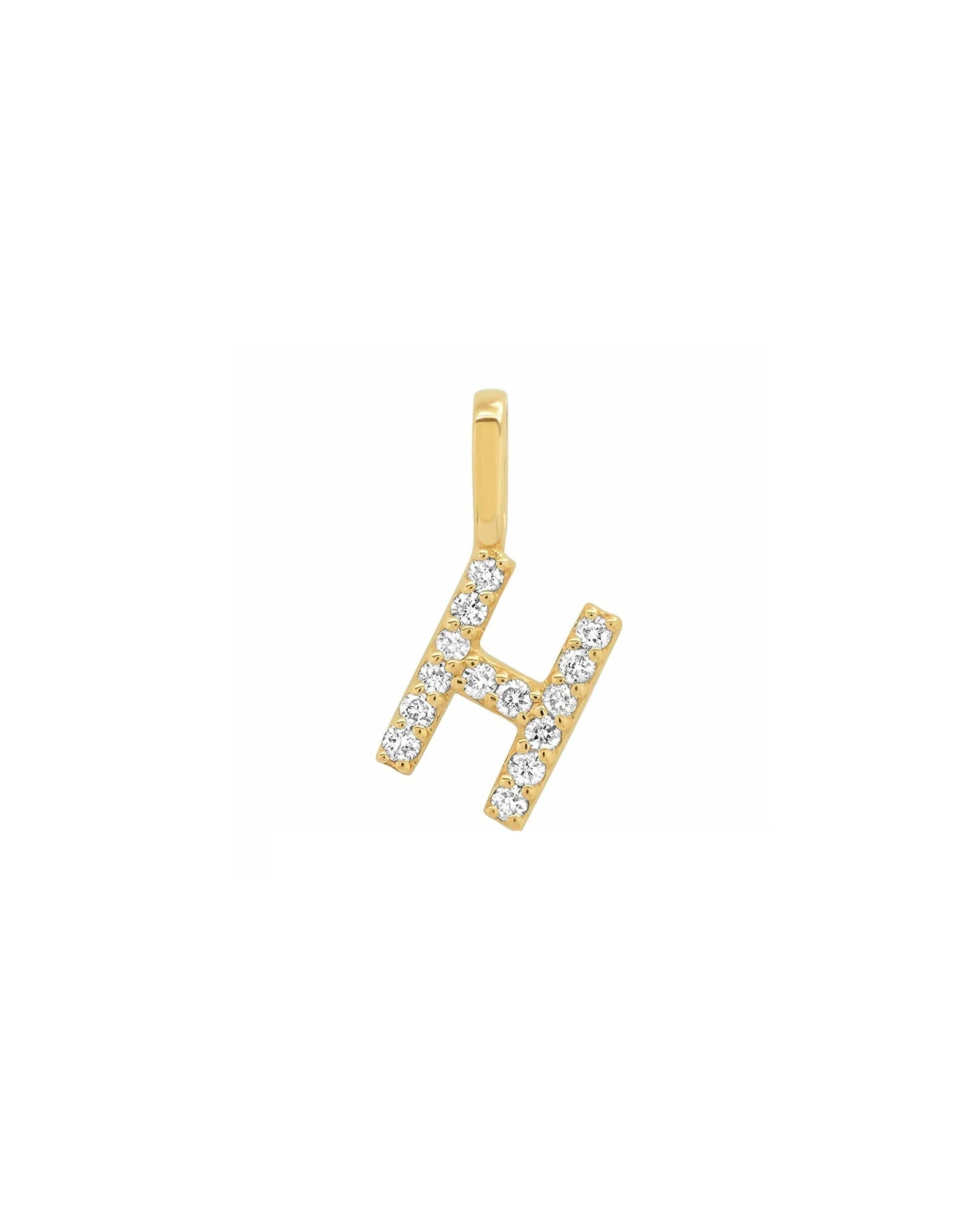 Pavé Diamond Monogram Pendant - Image 9