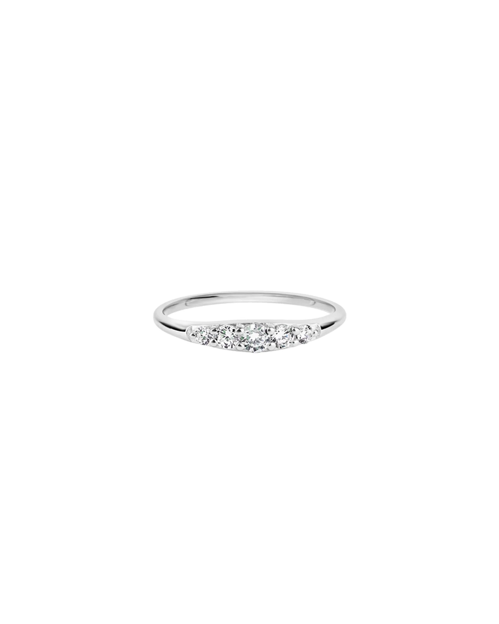 Graduated CZ Ring