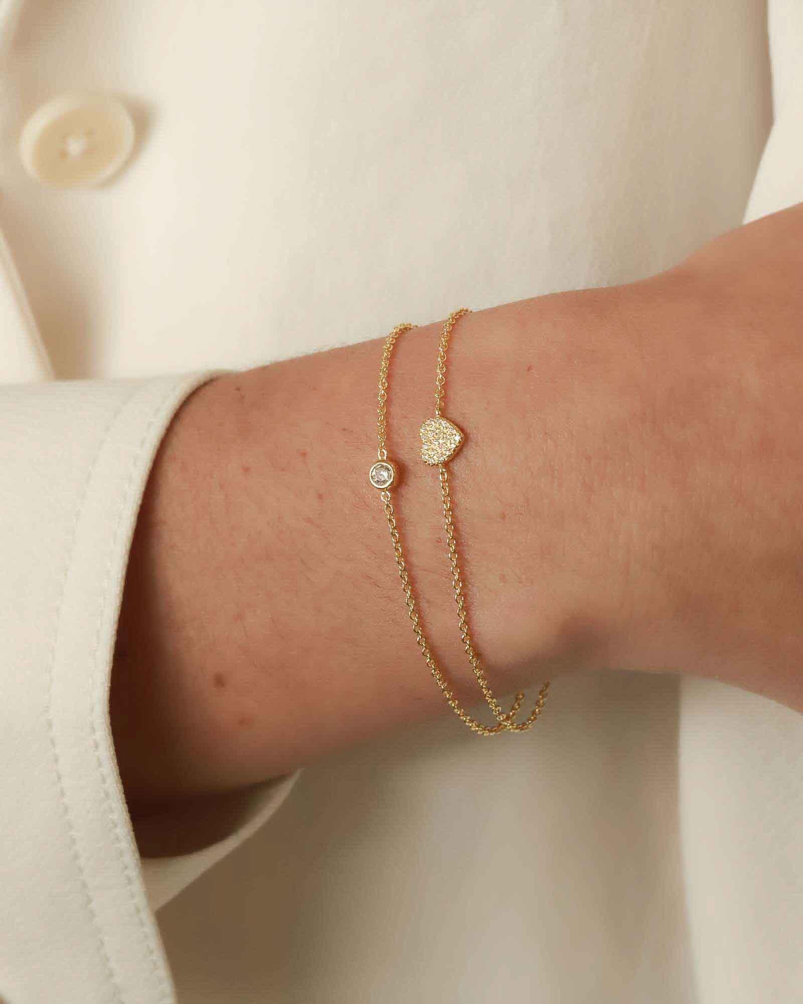 Pavé Heart Bracelet - Image 4