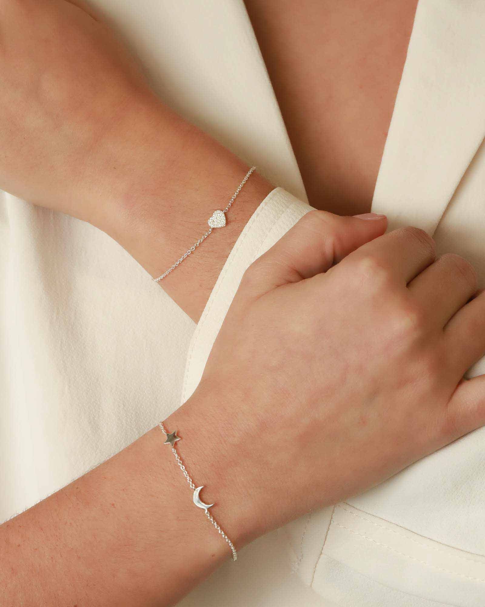 Pavé Heart Bracelet - Image 4