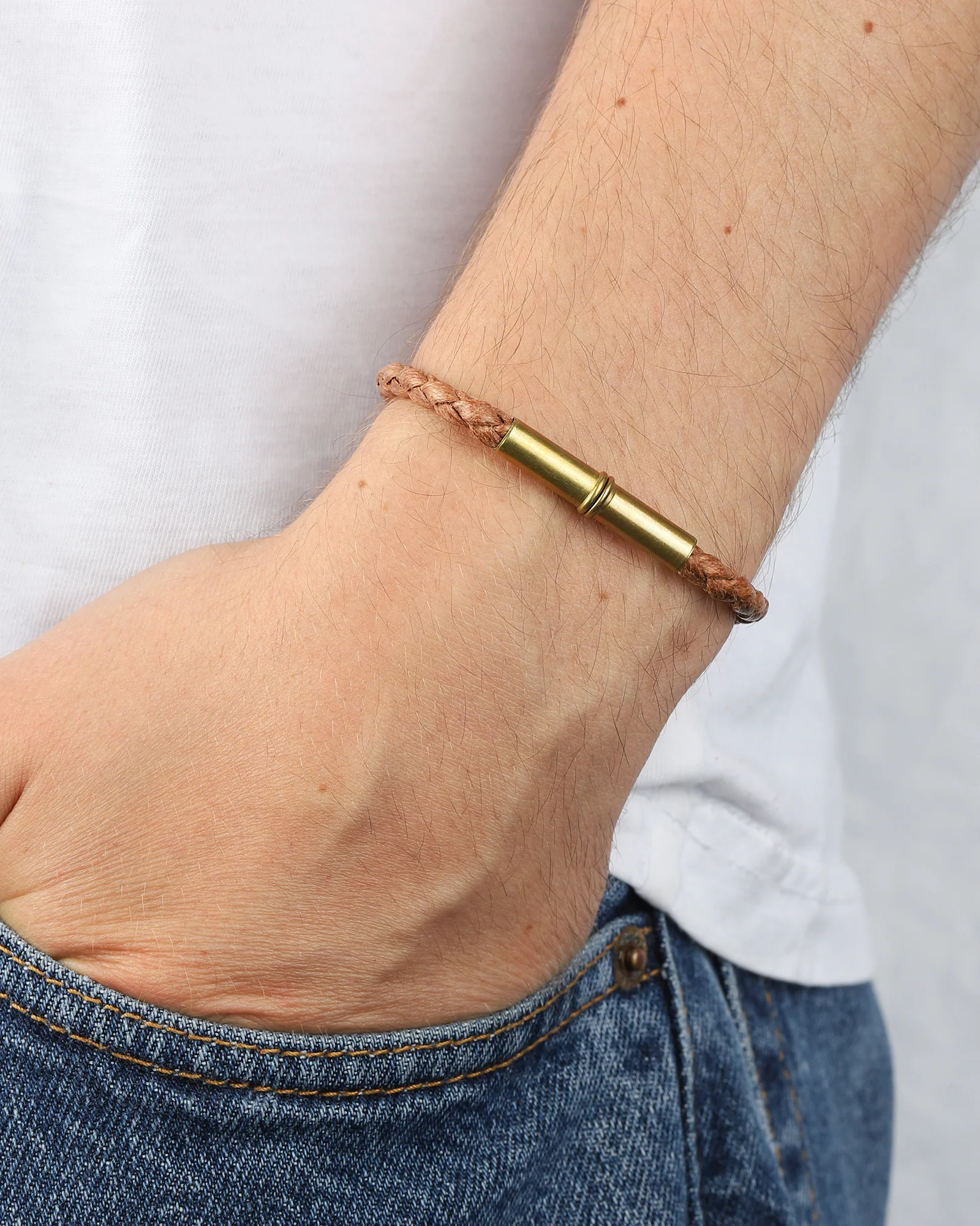 Flint Single Waxed Canvas Bracelet - Image 2