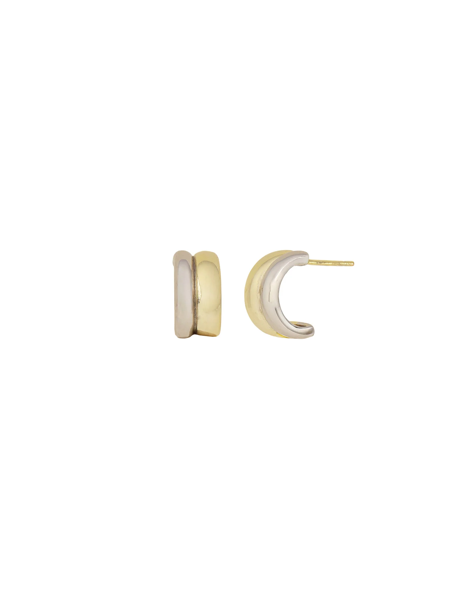 Two Tone Parallel Hoops