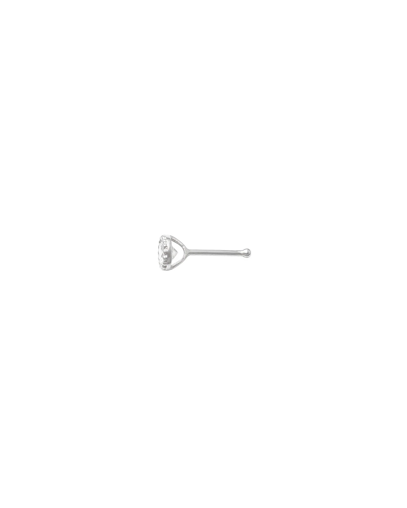 4mm CZ Nose Stud - Image 3