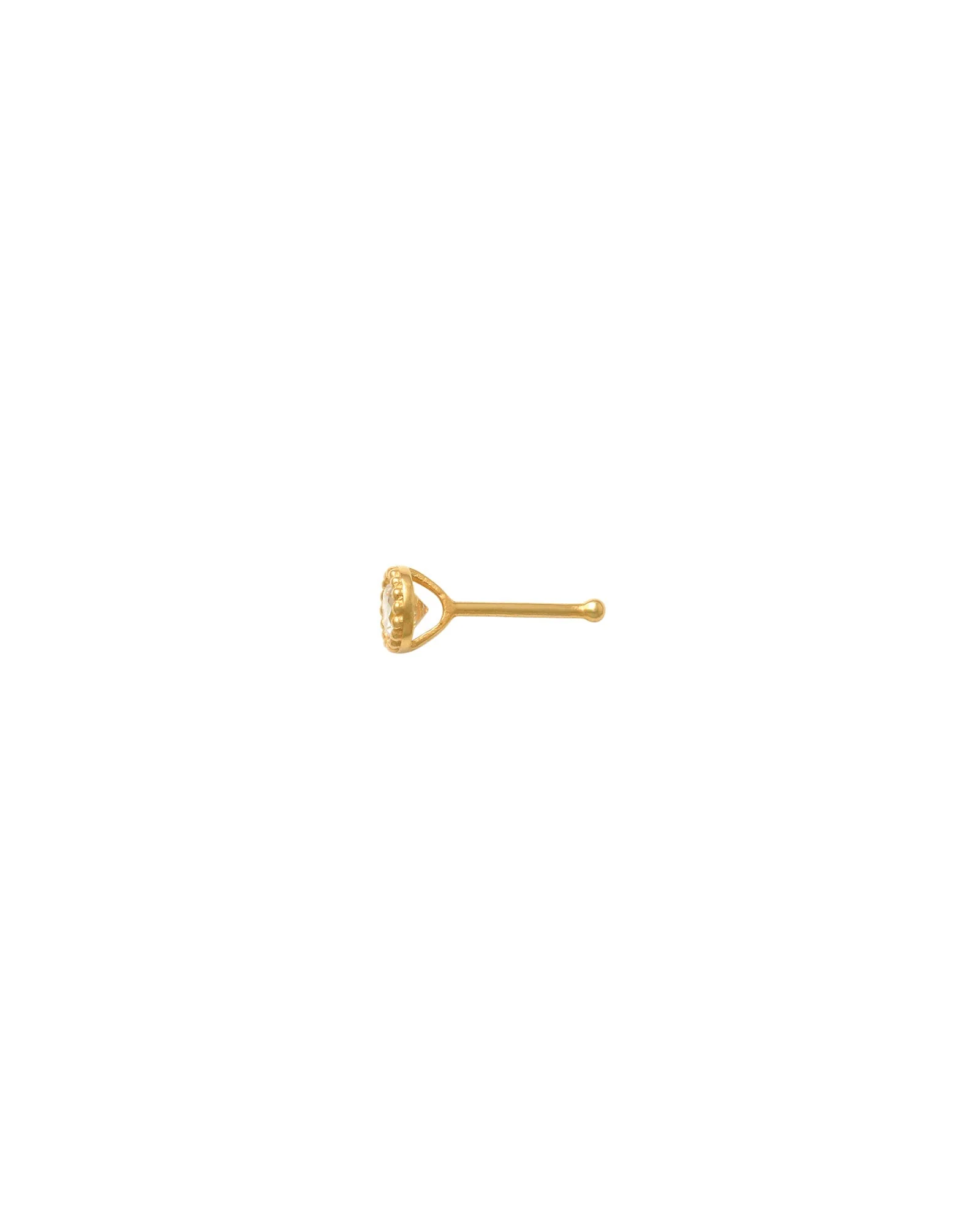 4mm CZ Nose Stud - Image 3