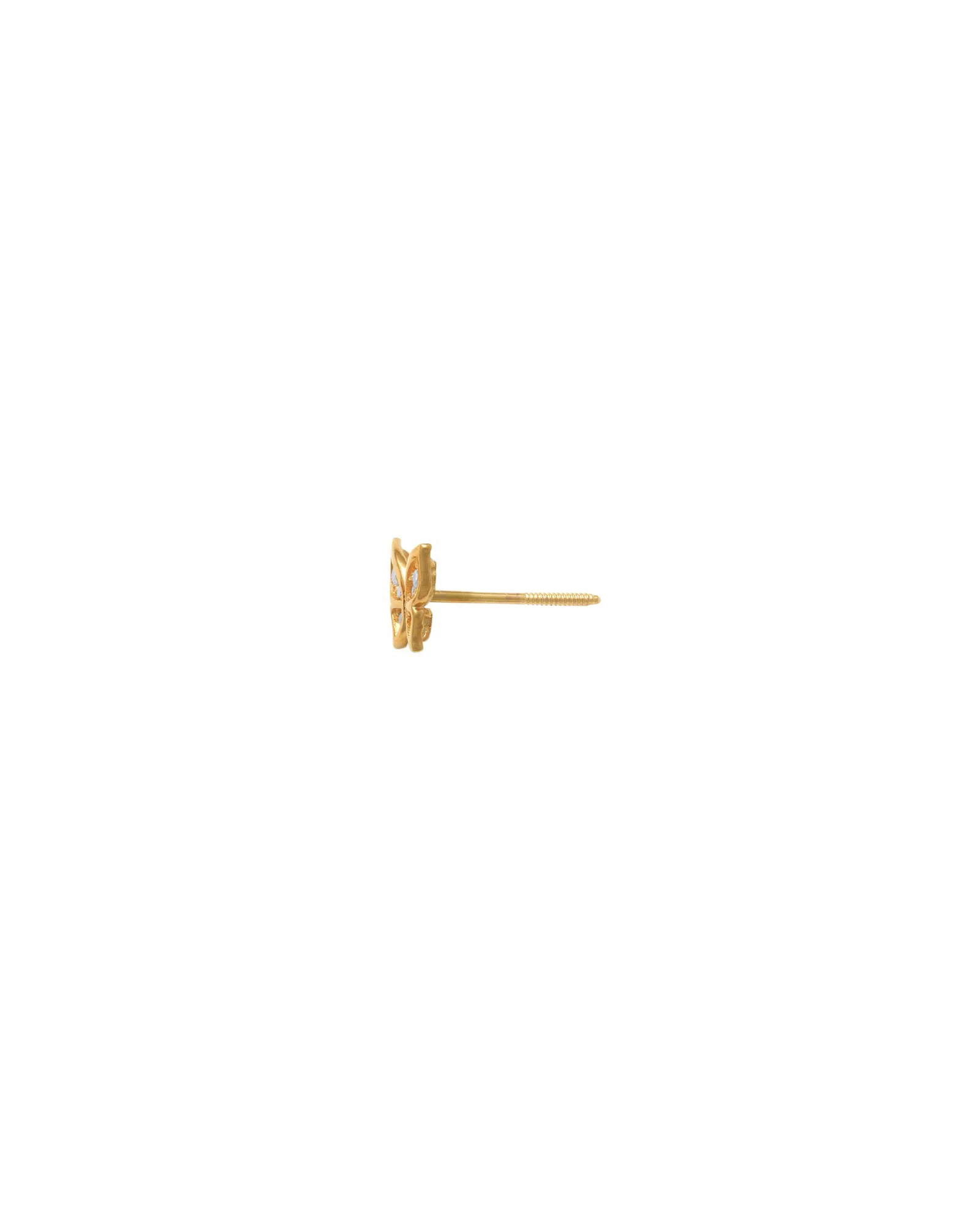 Butterfly CZ Single Stud - Image 4