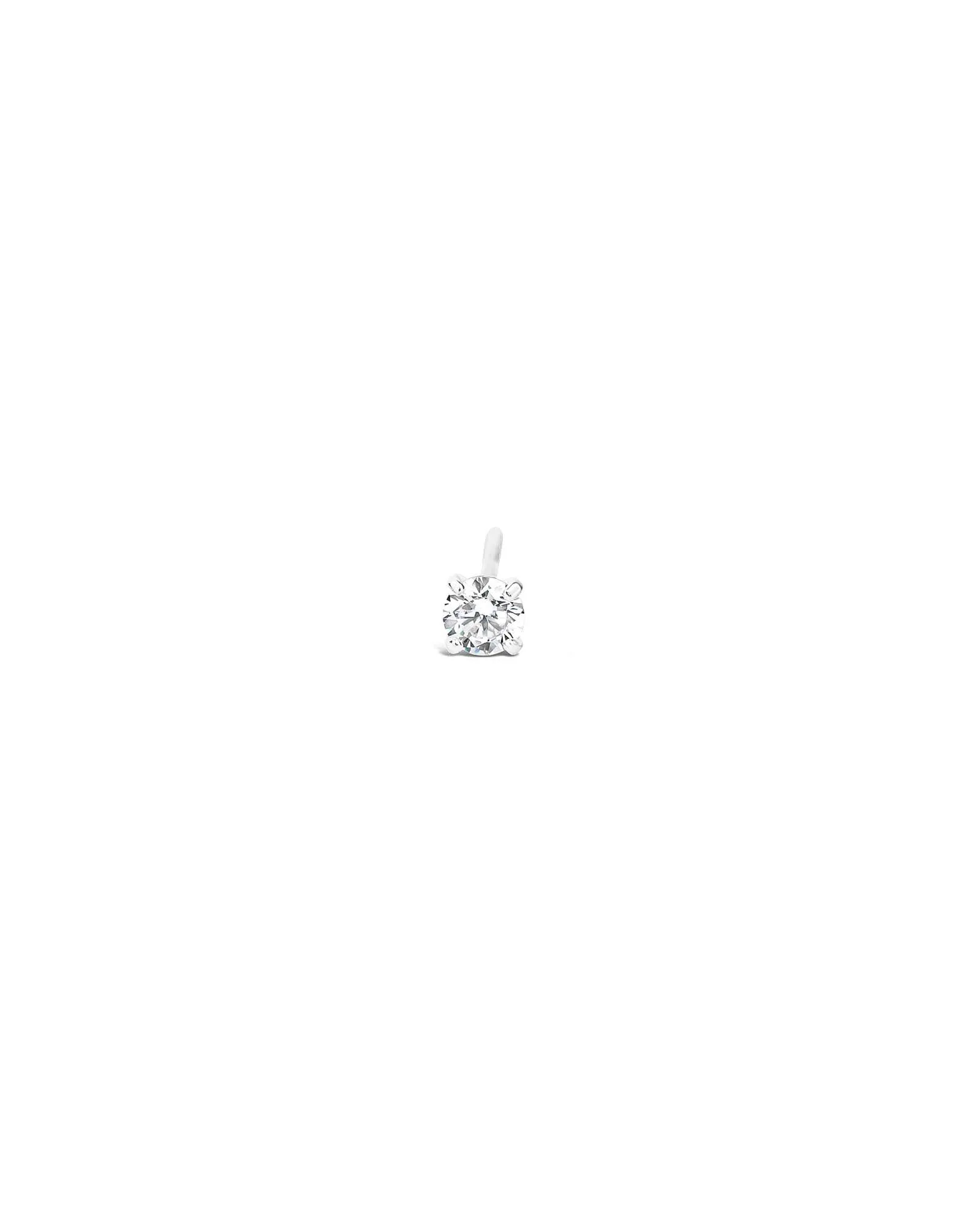 CZ 4 Prong Single Stud I 3mm