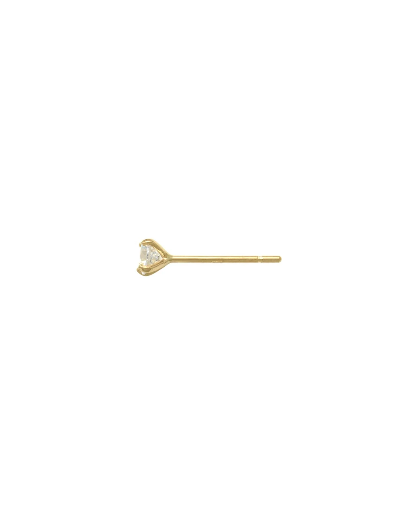 CZ 4 Prong Stud I 3mm - Image 3