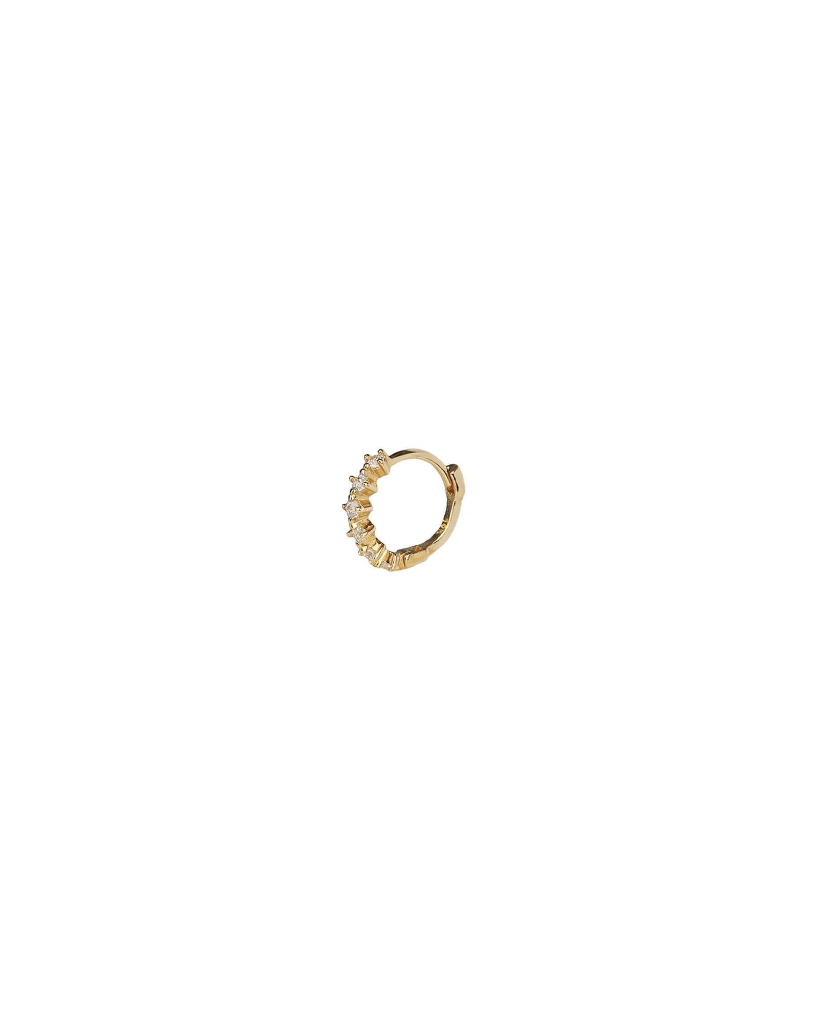 Multi CZ Single Huggie I 9mm - Image 3