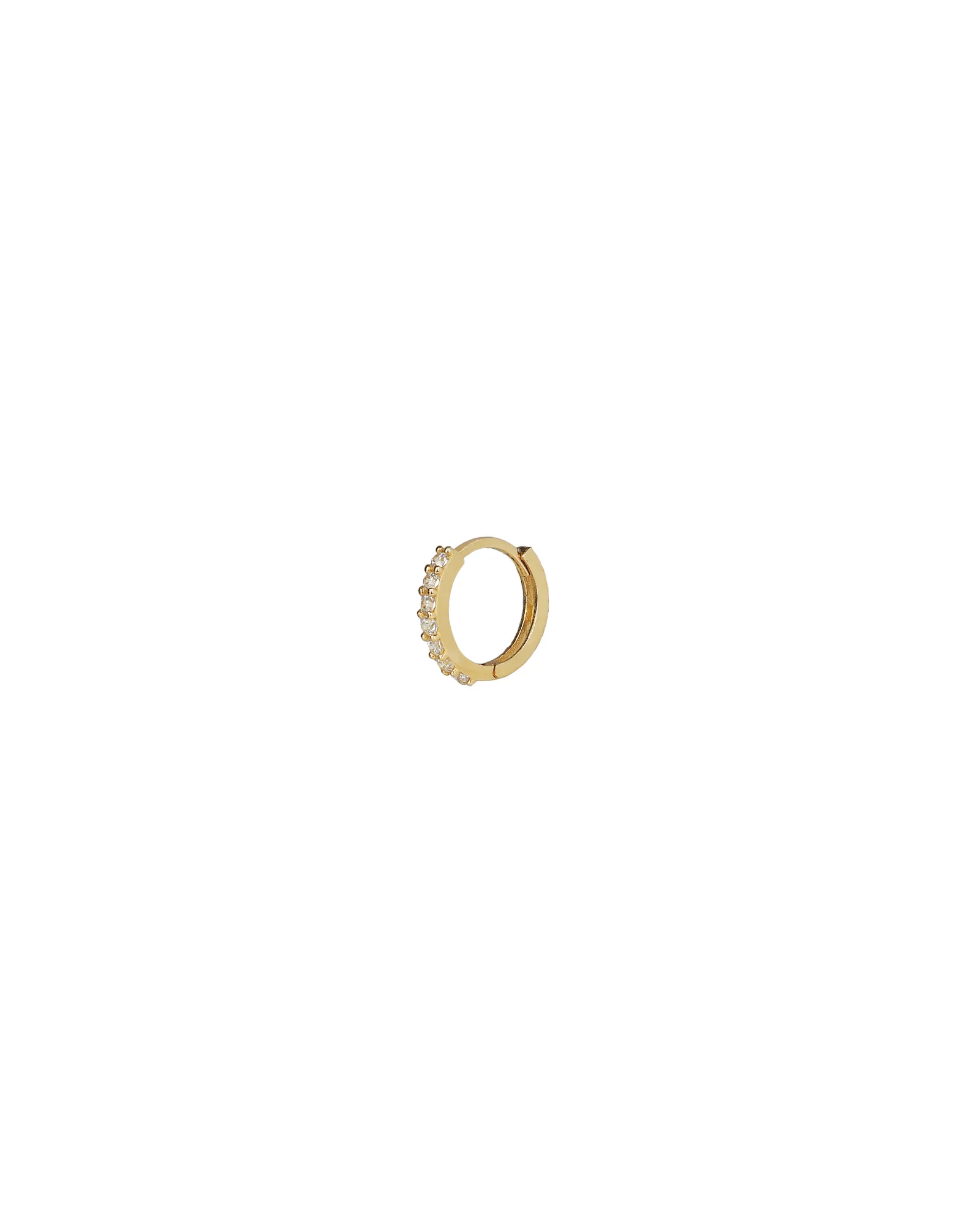 Pavé Single Huggie | 11mm - Image 3