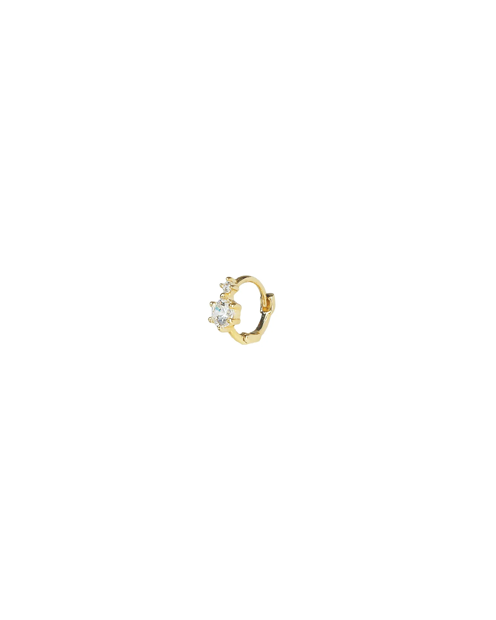 Two CZ Single Huggie | 7mm - Image 3
