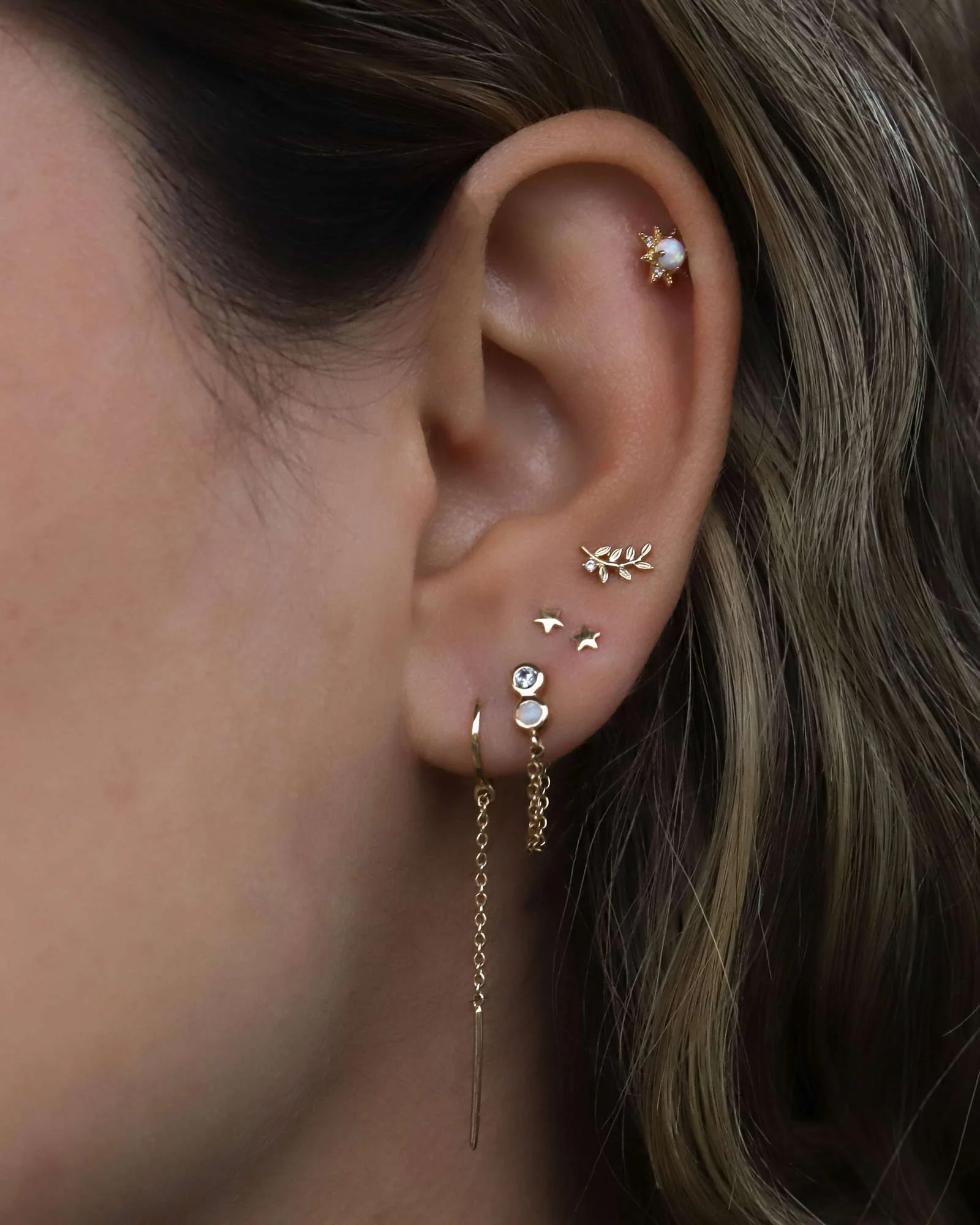 Vine CZ Single Stud - Image 4