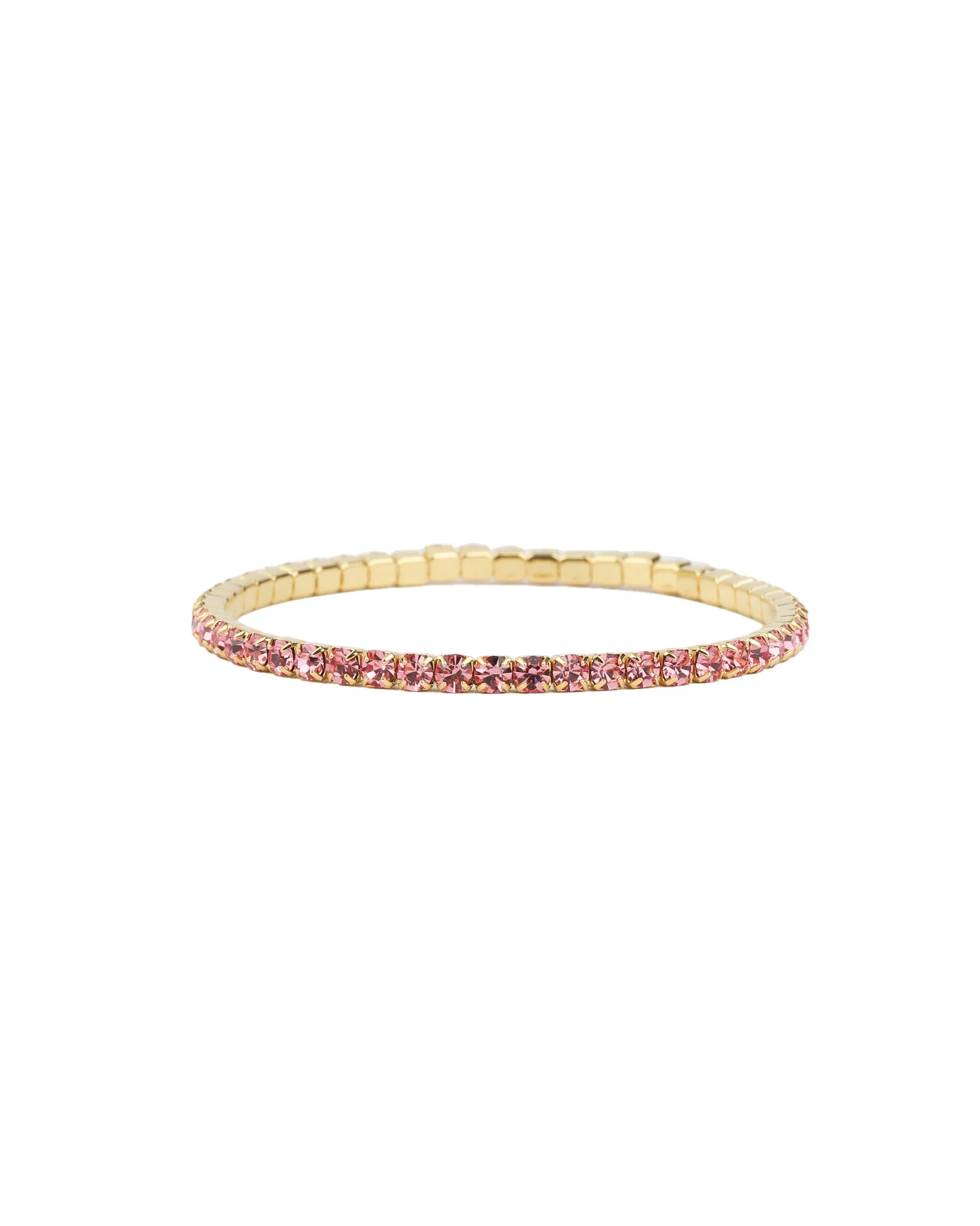 1 Row 3mm Crystal Stretch Bracelet