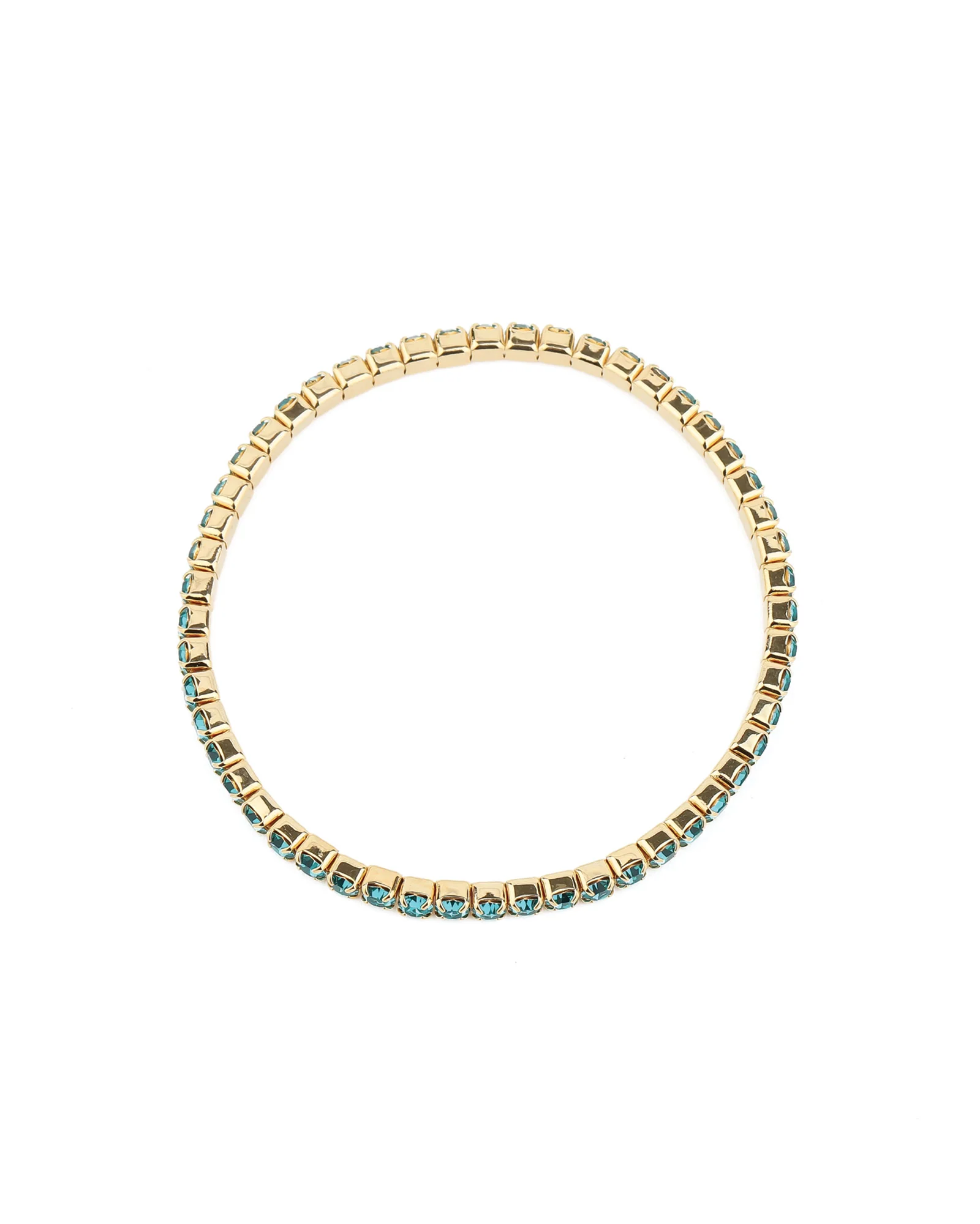 1 Row 3mm Crystal Stretch Bracelet - Image 3
