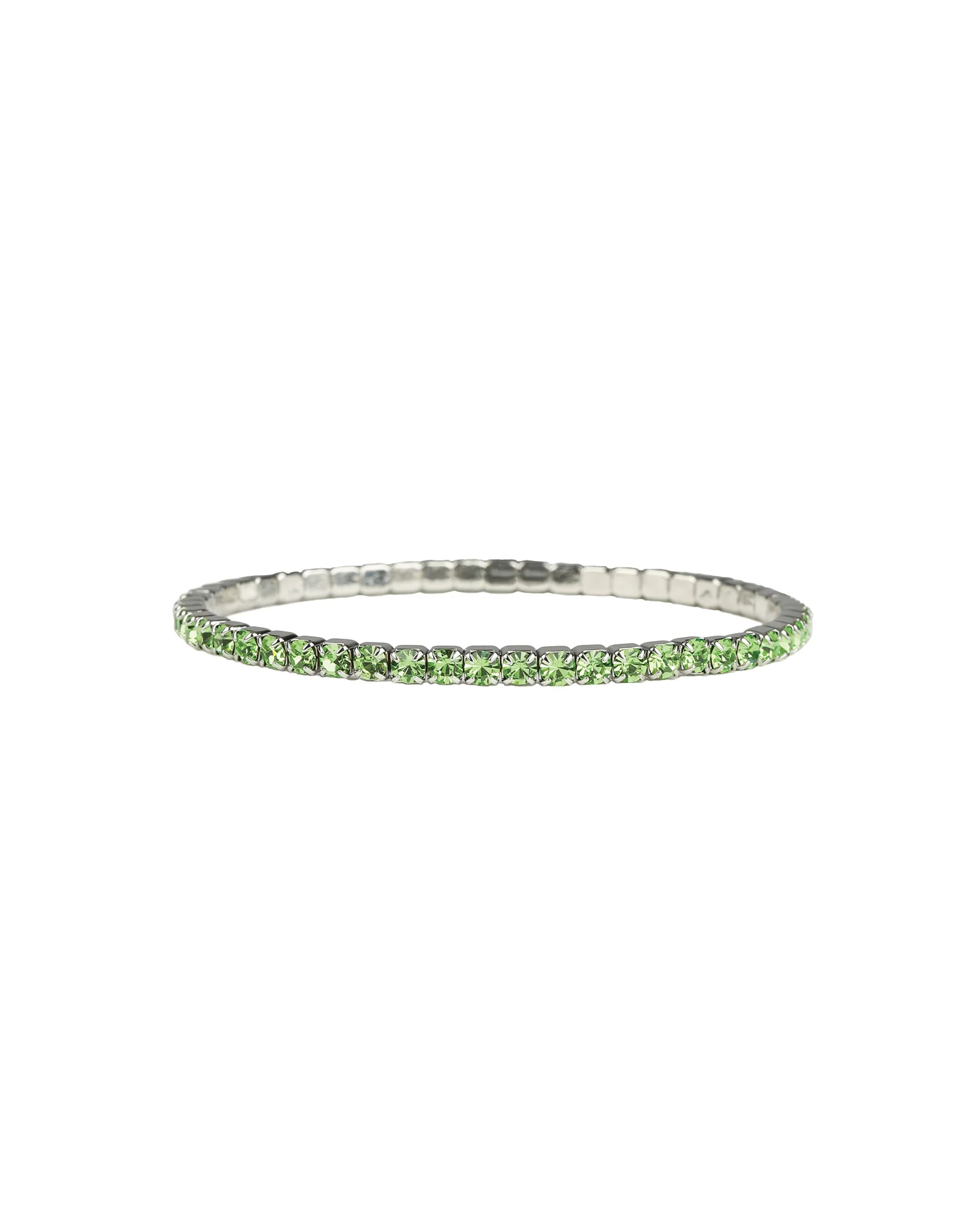 1 Row 3mm Crystal Stretch Bracelet