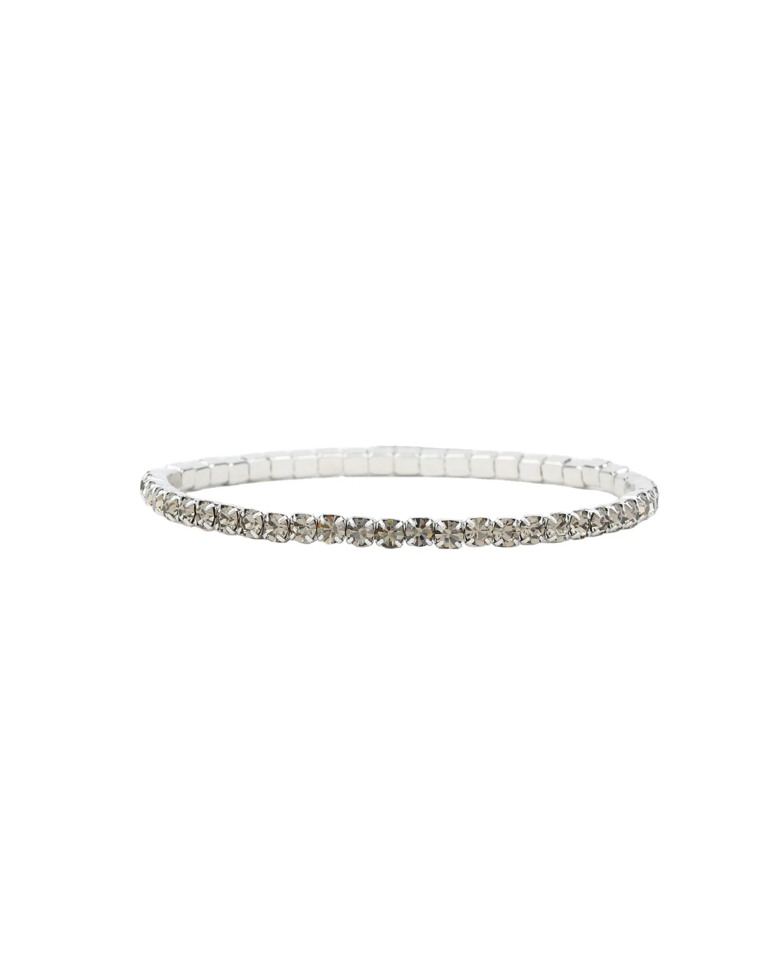 1 Row 3mm Crystal Stretch Bracelet