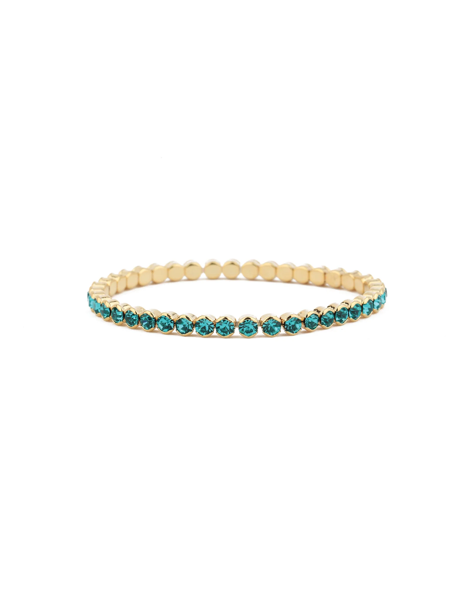 1 Row 4mm Crystal Stretch Bracelet