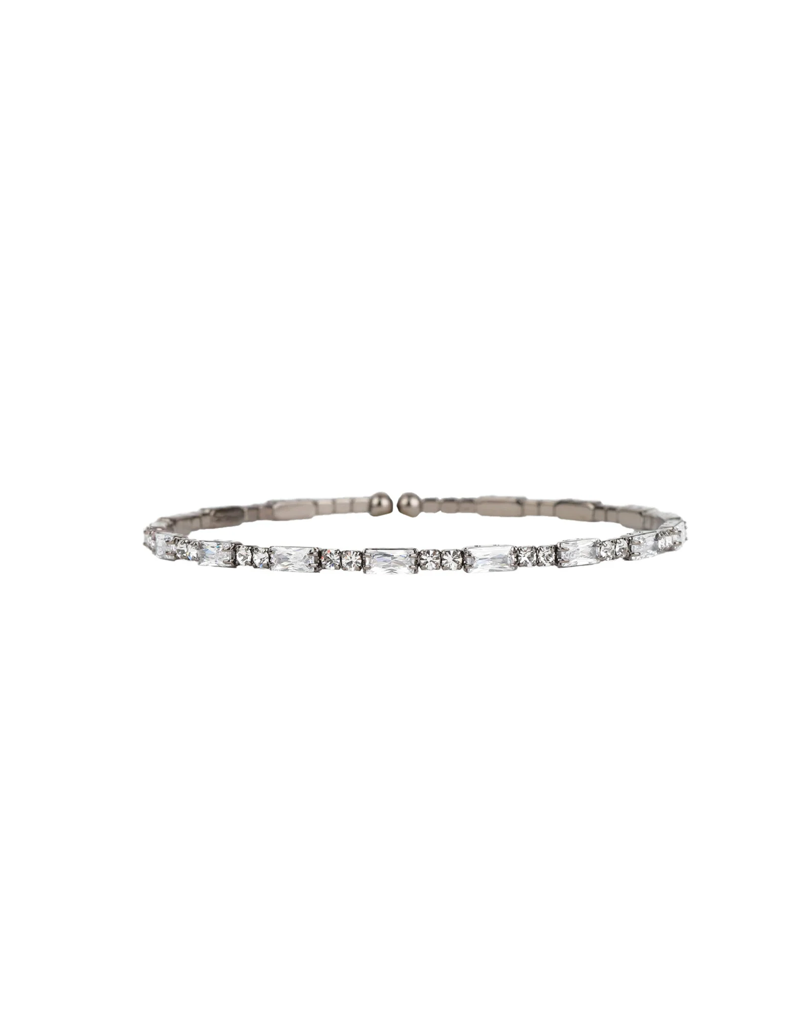 Baguette Round Crystal Bracelet