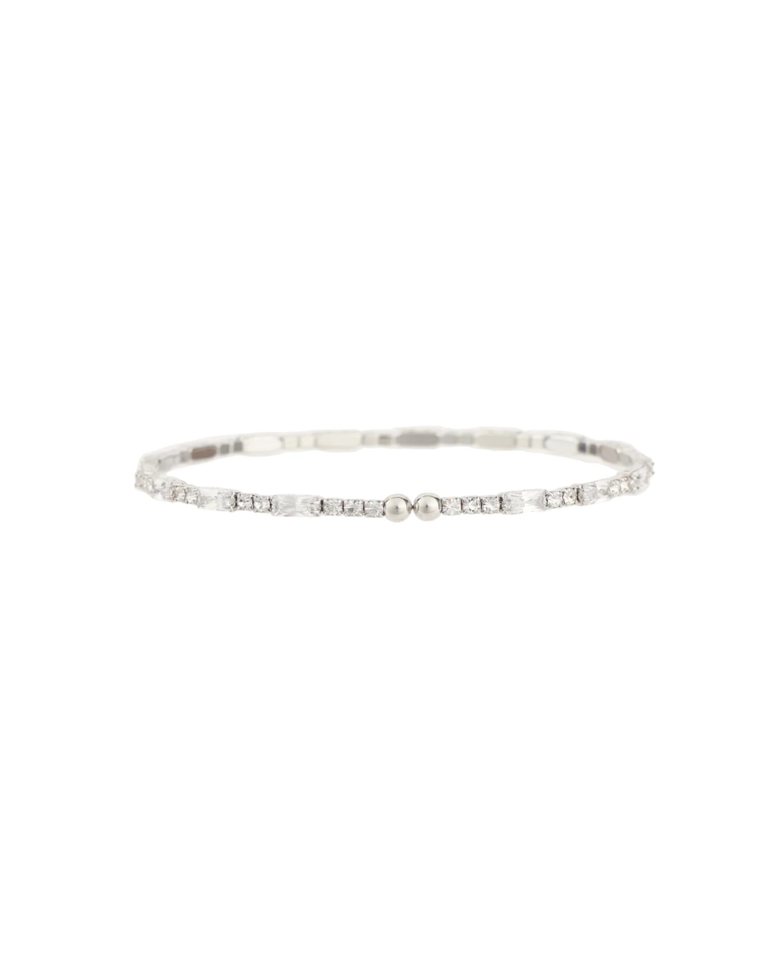 Baguette Round Crystal Bracelet - Image 3