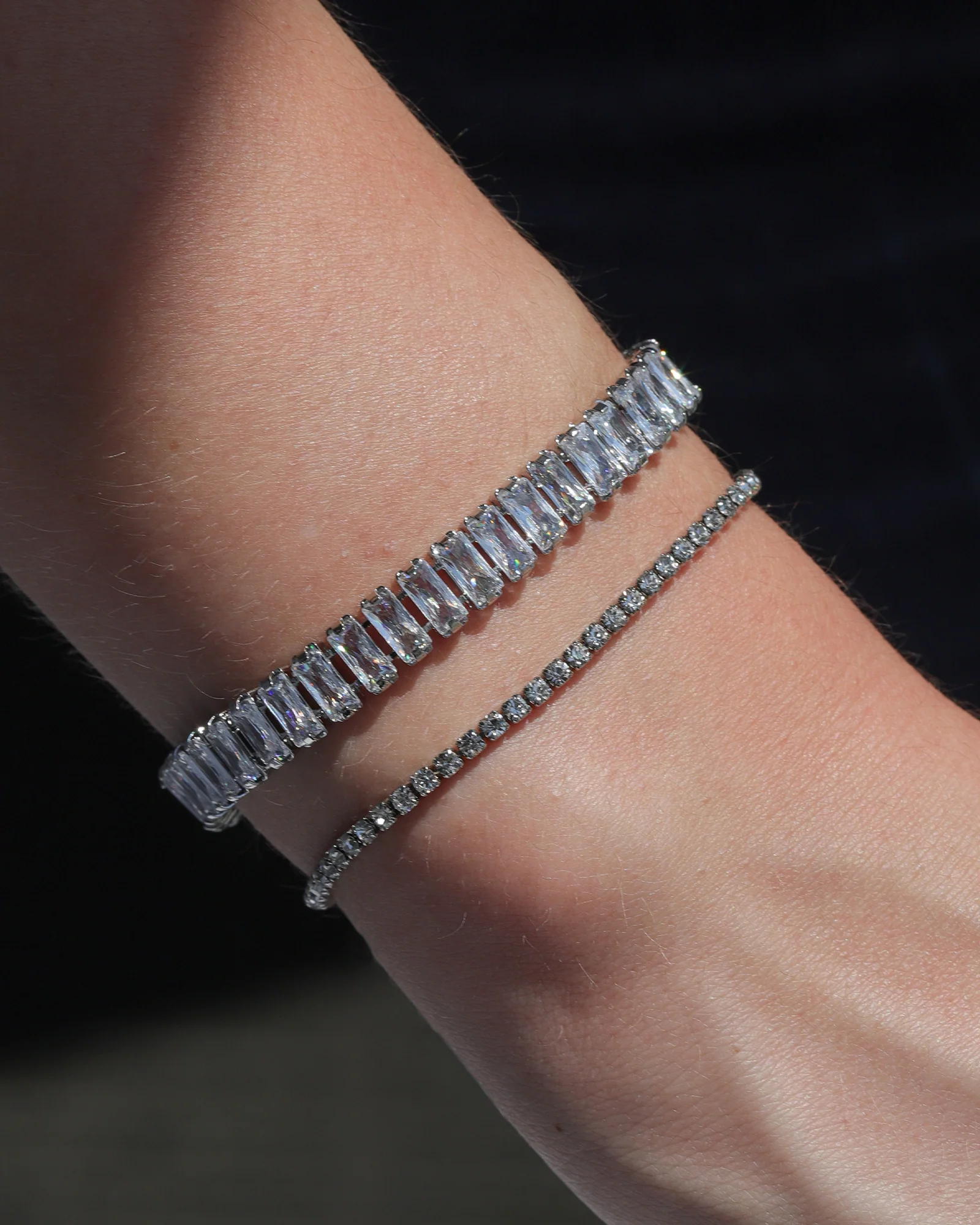 Crystal Pull Bracelet | 2mm - Image 2