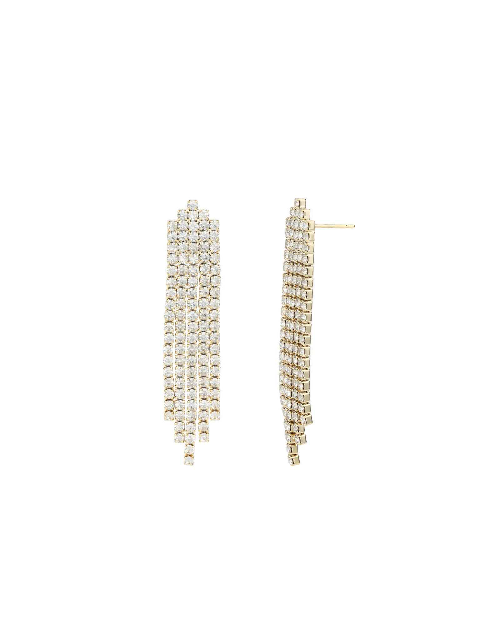 Crystal Waterfall Earrings
