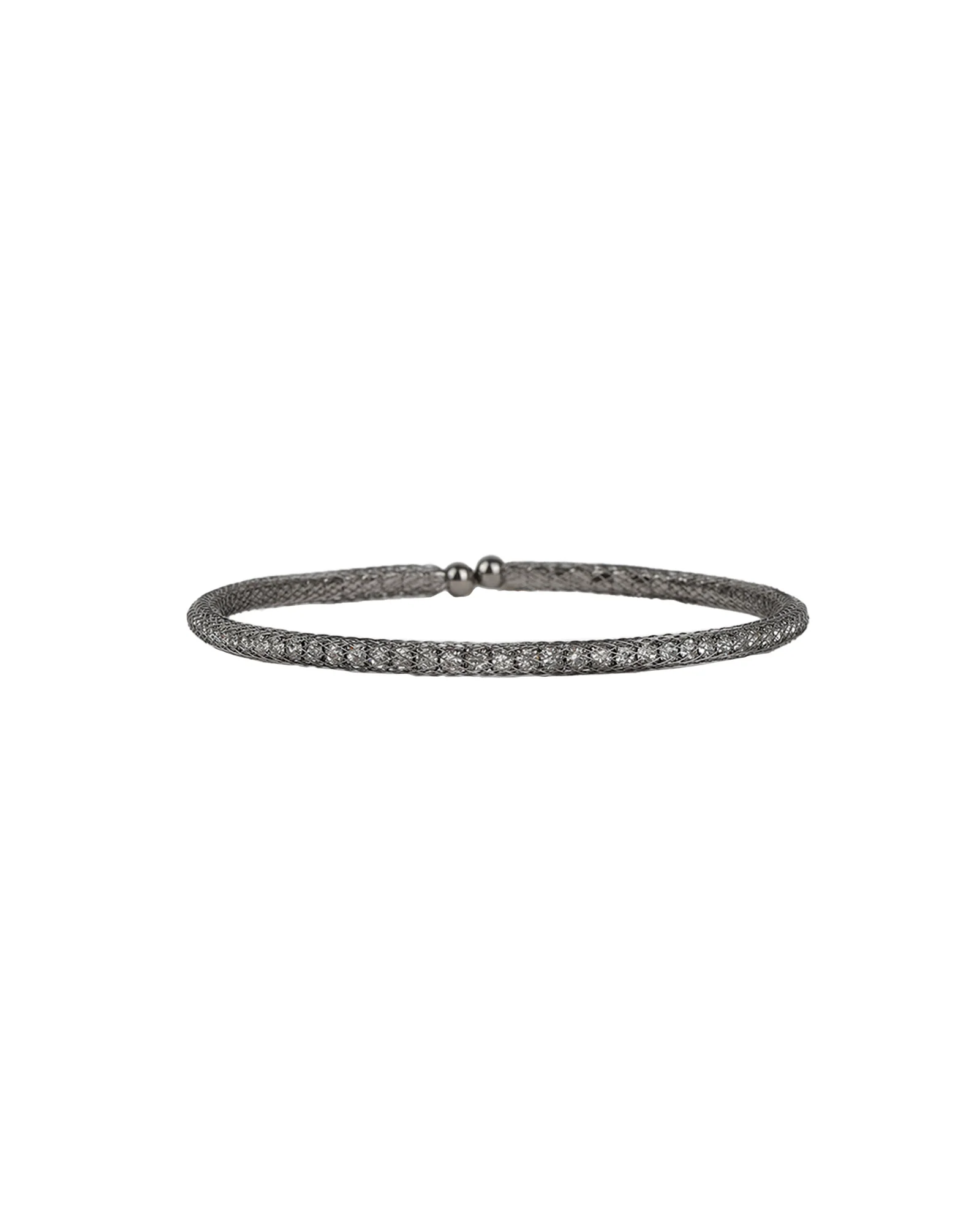 Mesh Round Crystal Cuff