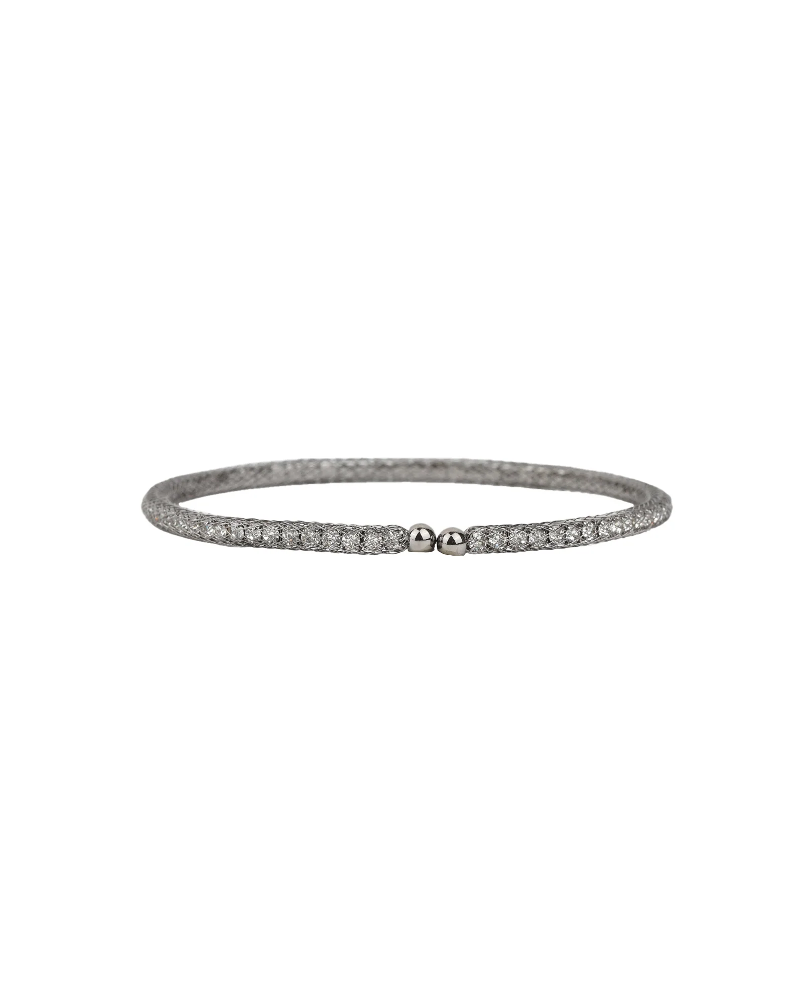 Mesh Round Crystal Cuff - Image 2