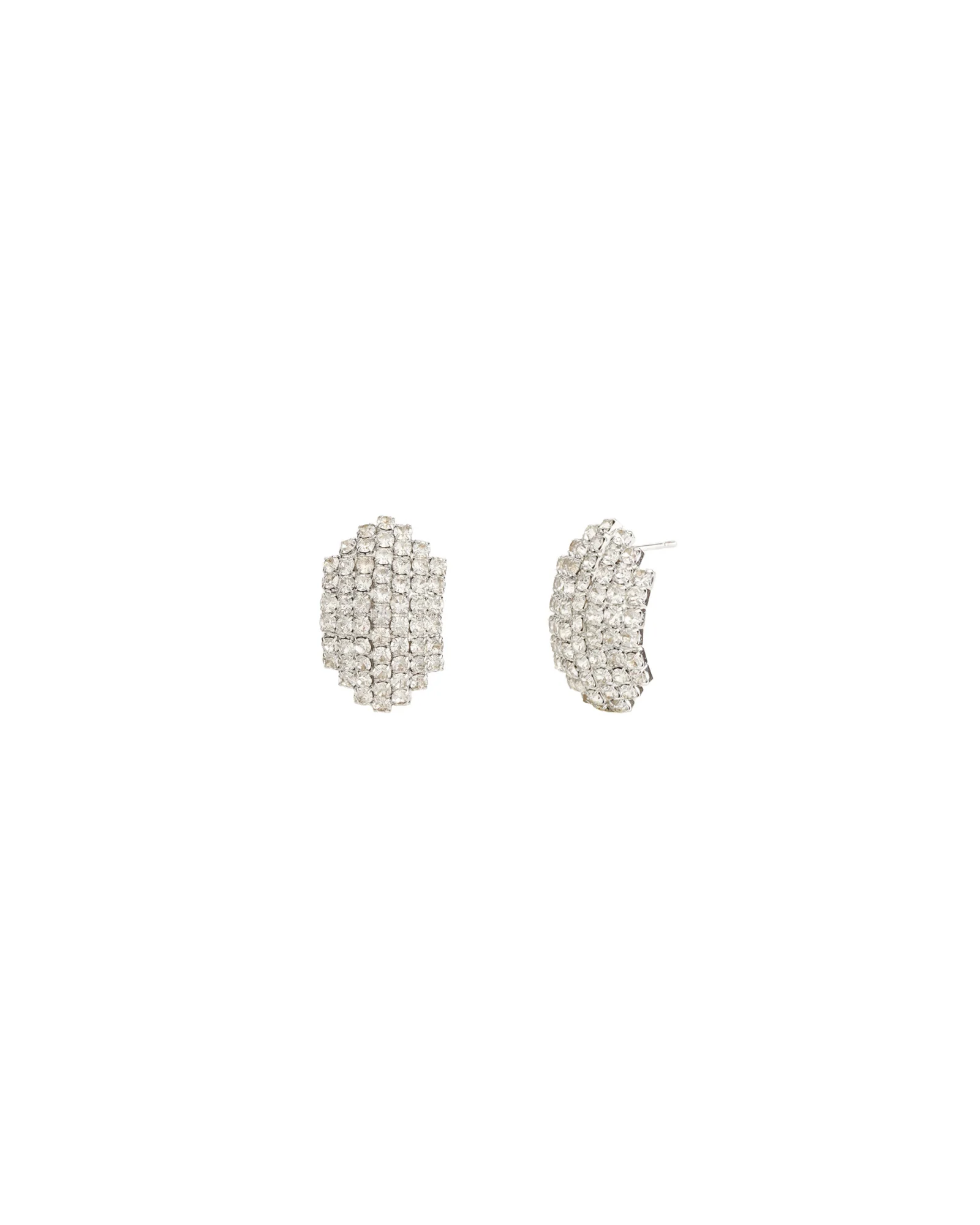 Pavé Oval Studs